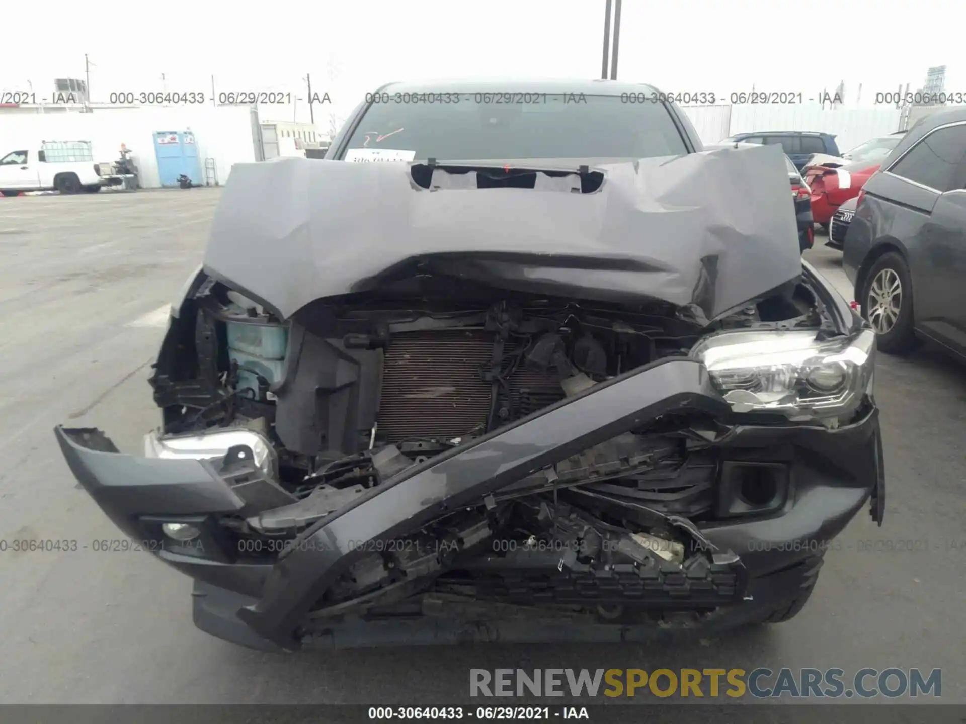 6 Photograph of a damaged car 3TMBZ5DN8KM018554 TOYOTA TACOMA 2WD 2019