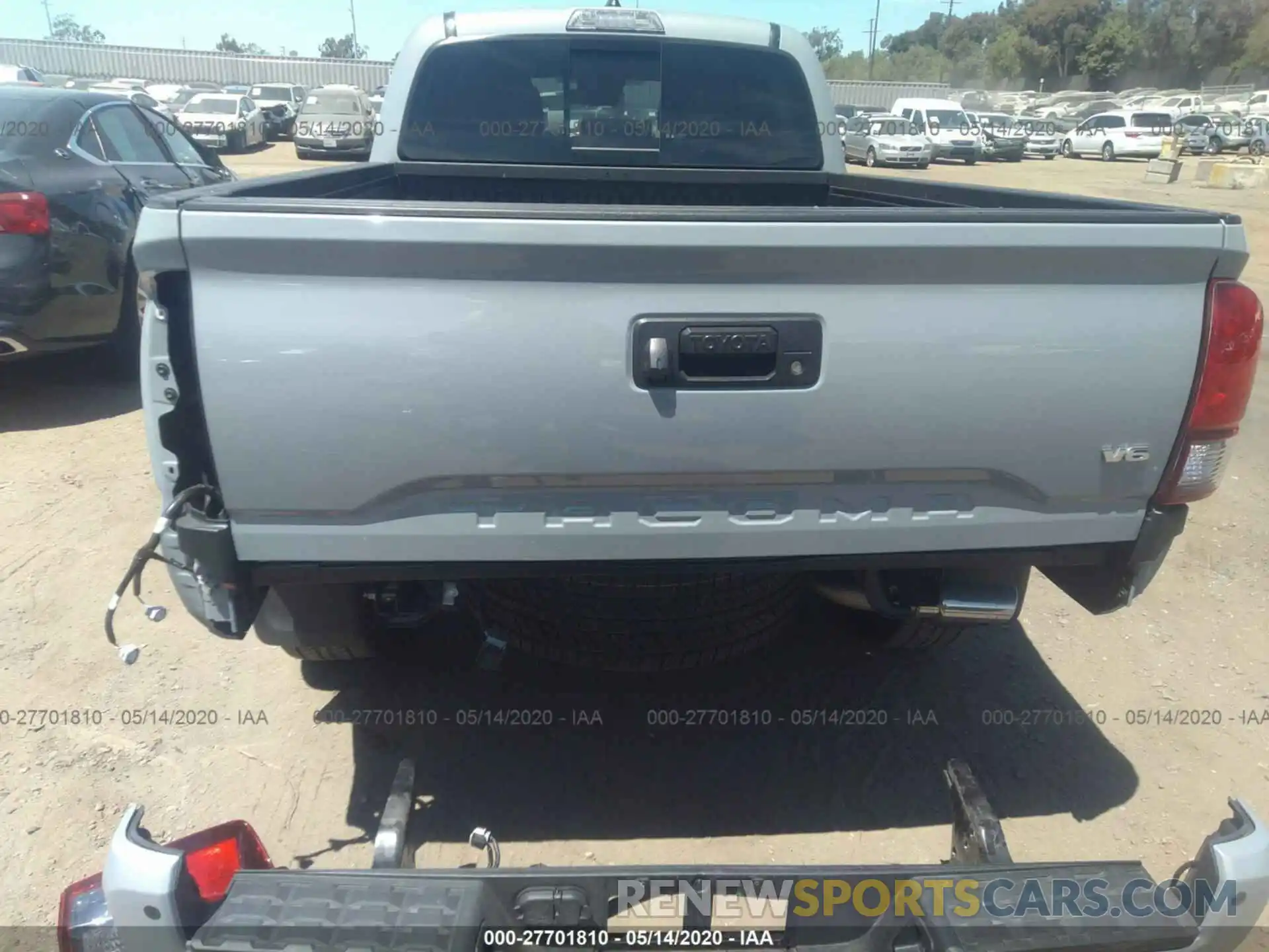 6 Photograph of a damaged car 3TMBZ5DN8KM019042 TOYOTA TACOMA 2WD 2019