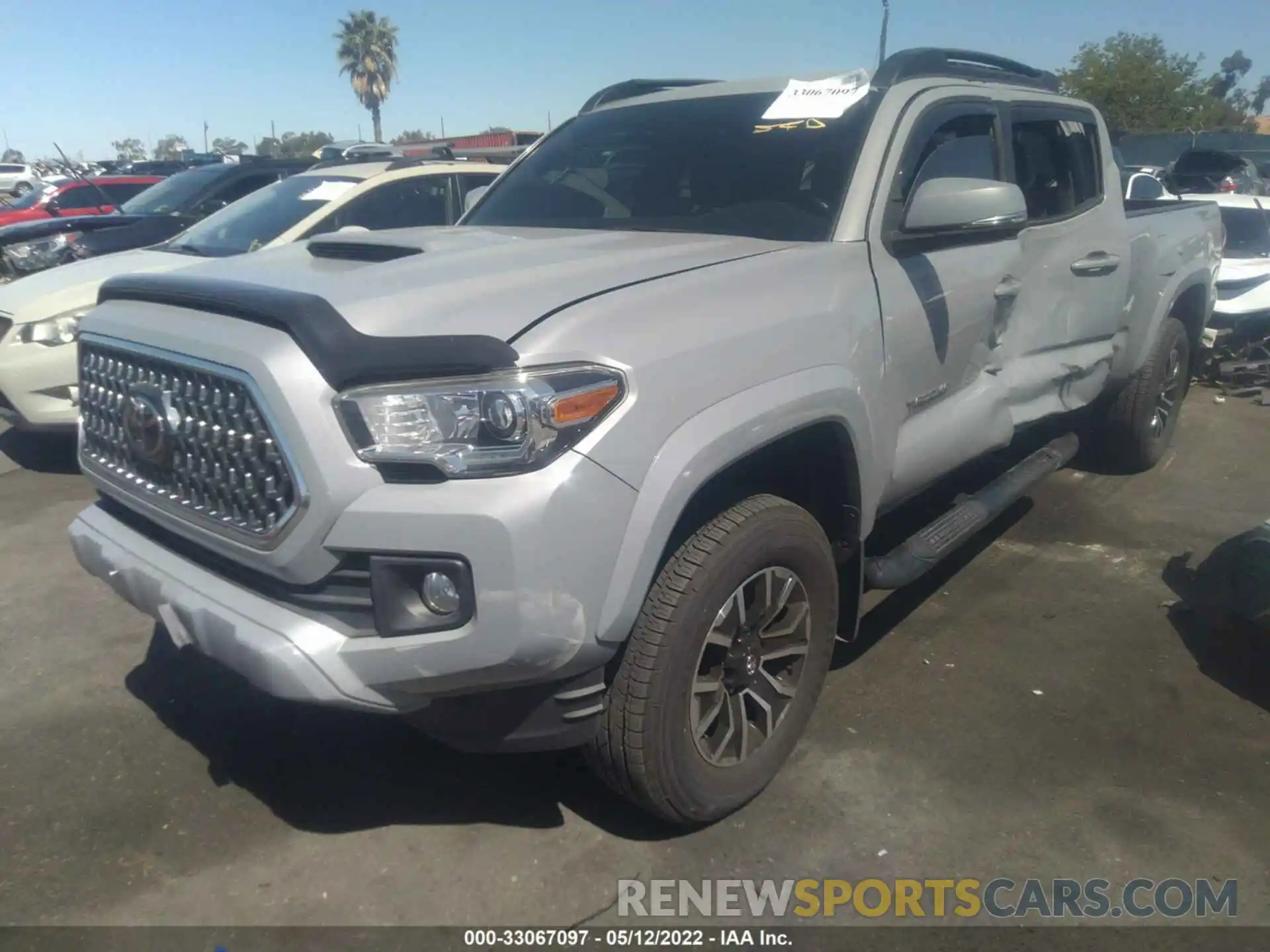 2 Photograph of a damaged car 3TMBZ5DN8KM020417 TOYOTA TACOMA 2WD 2019