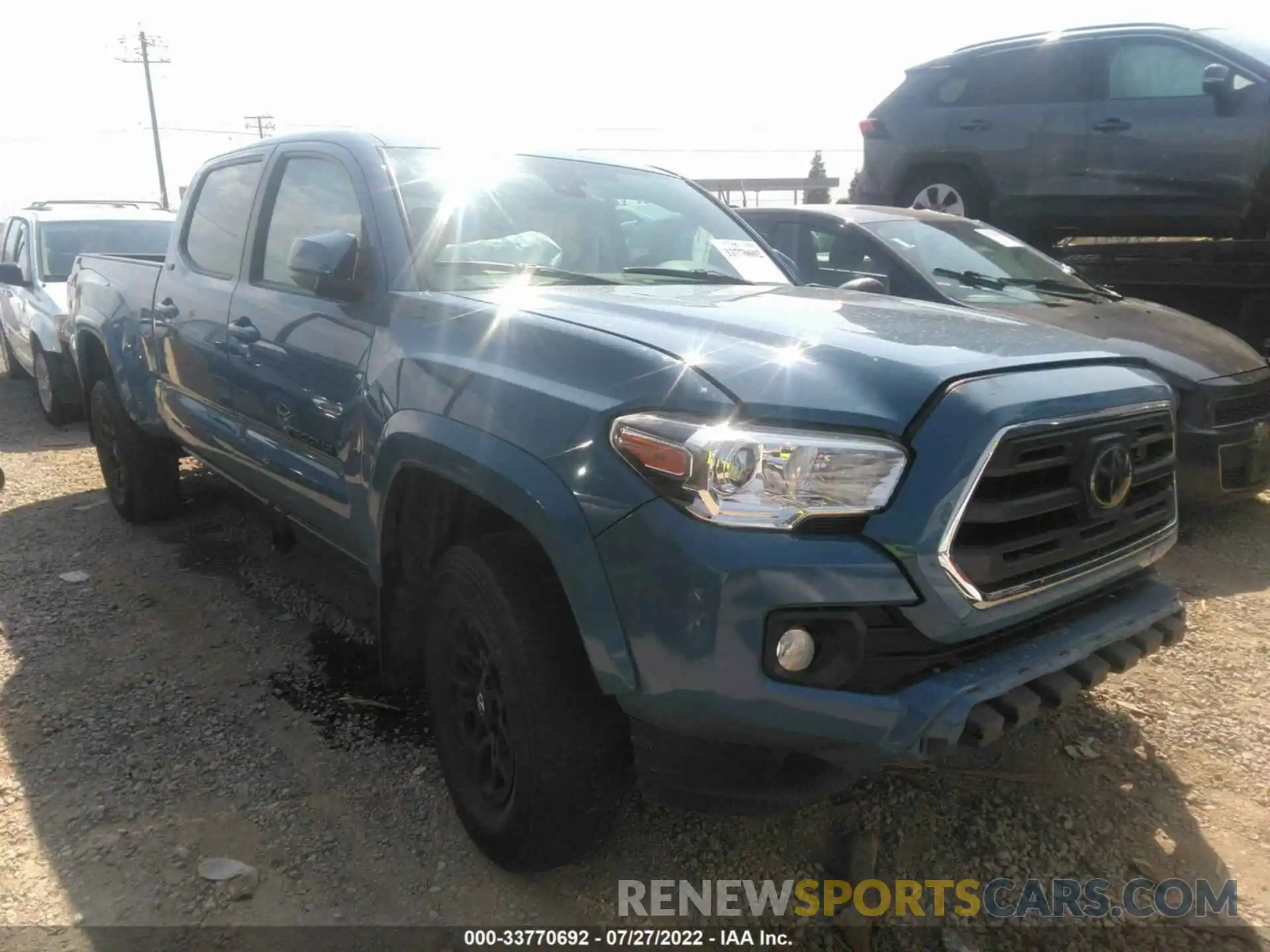 1 Photograph of a damaged car 3TMBZ5DN8KM020529 TOYOTA TACOMA 2WD 2019