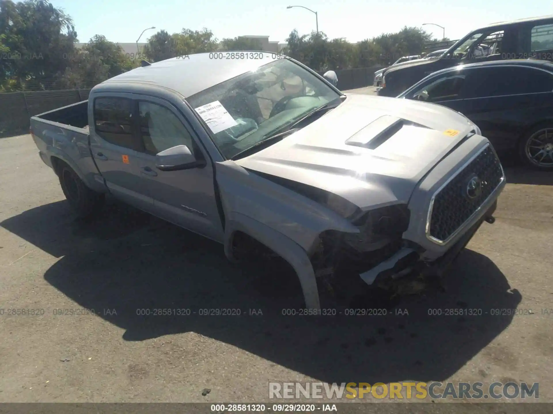 1 Photograph of a damaged car 3TMBZ5DN8KM022216 TOYOTA TACOMA 2WD 2019