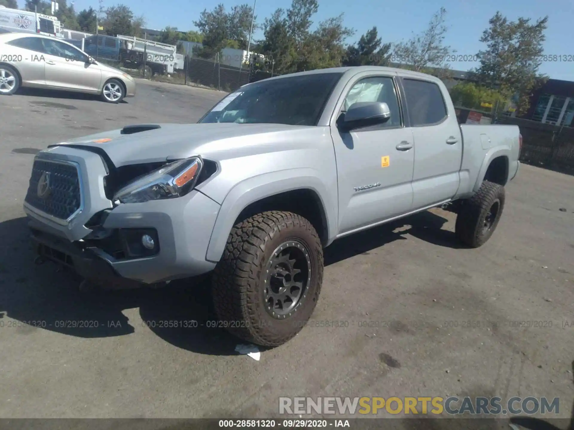 2 Photograph of a damaged car 3TMBZ5DN8KM022216 TOYOTA TACOMA 2WD 2019