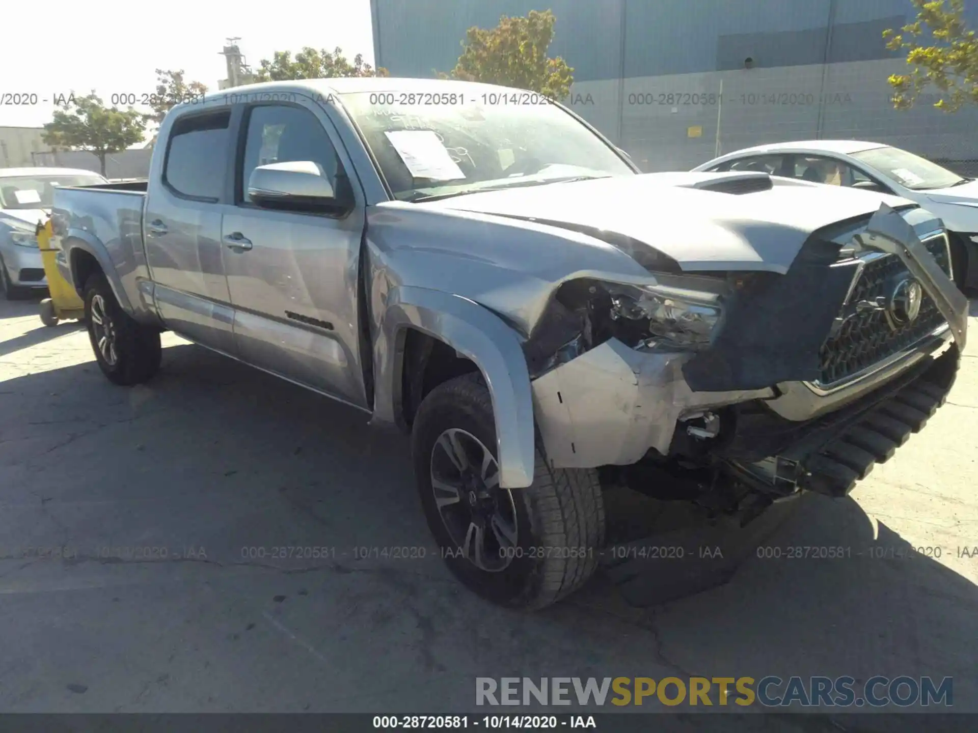 1 Photograph of a damaged car 3TMBZ5DN9KM019499 TOYOTA TACOMA 2WD 2019