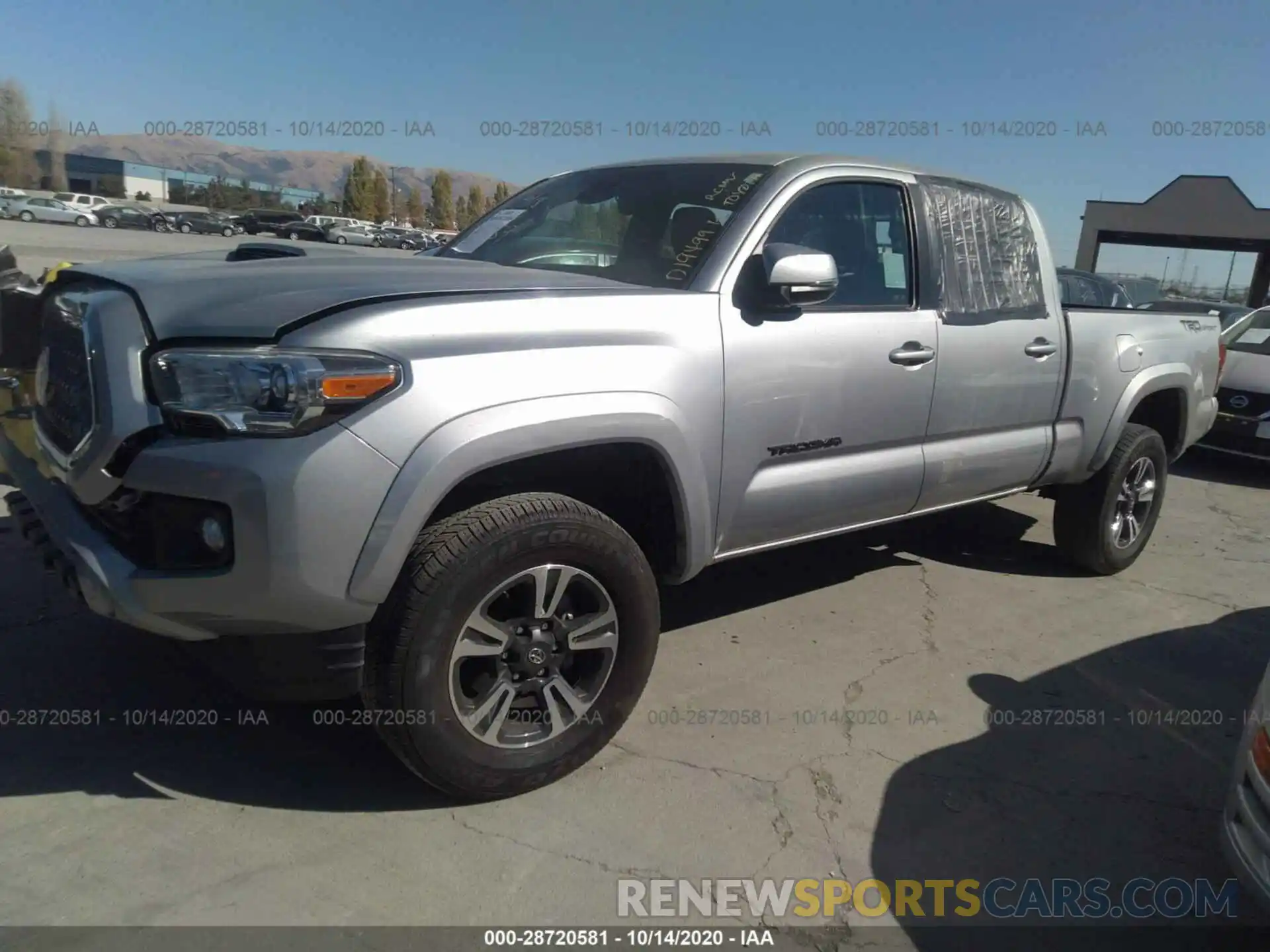 2 Photograph of a damaged car 3TMBZ5DN9KM019499 TOYOTA TACOMA 2WD 2019