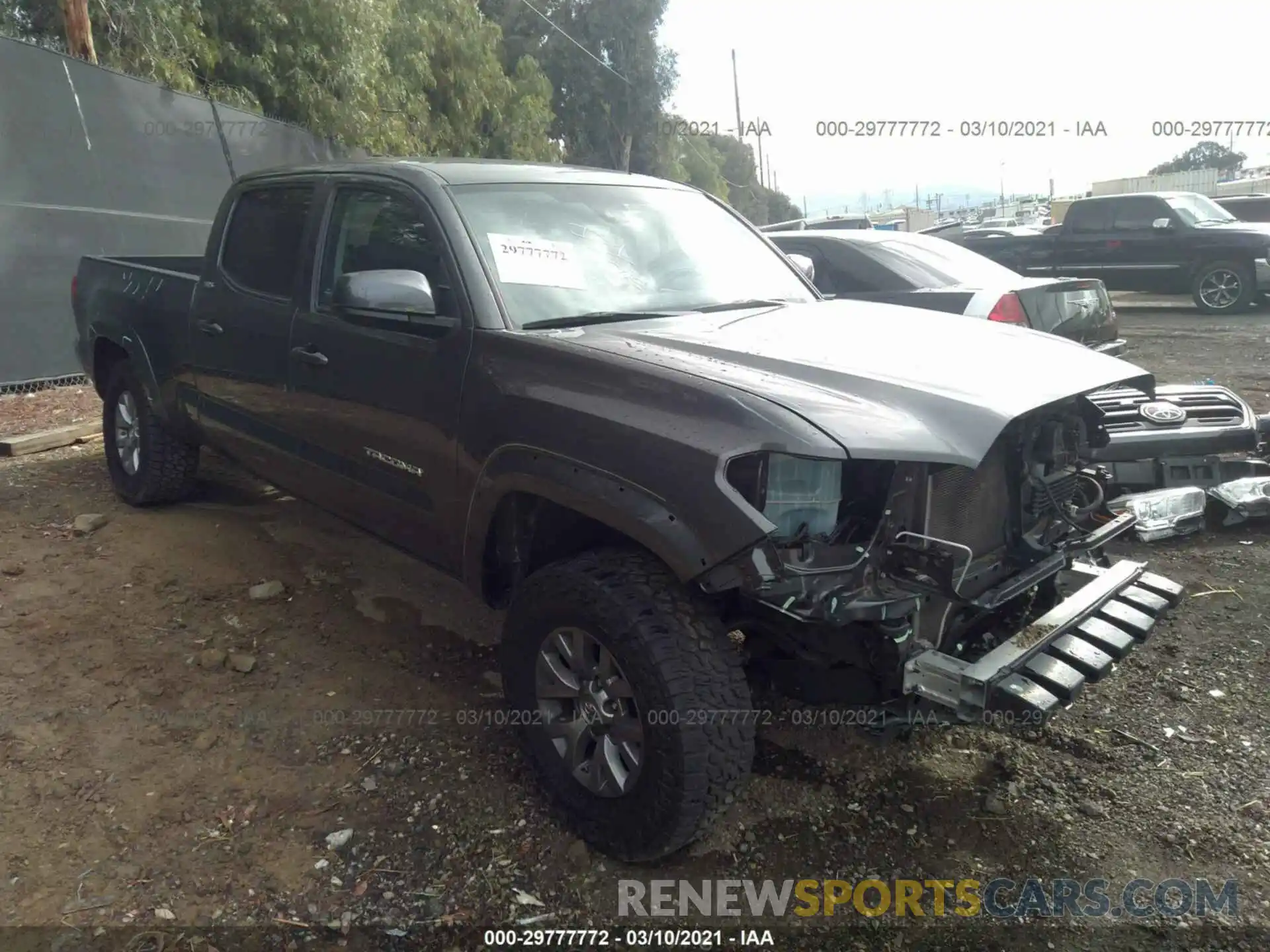 1 Photograph of a damaged car 3TMBZ5DN9KM020216 TOYOTA TACOMA 2WD 2019