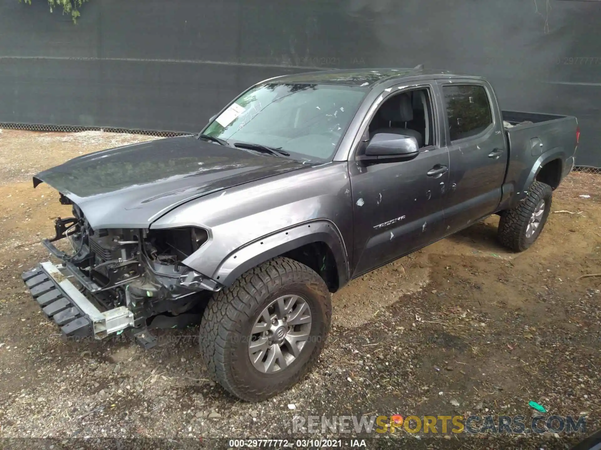 2 Photograph of a damaged car 3TMBZ5DN9KM020216 TOYOTA TACOMA 2WD 2019