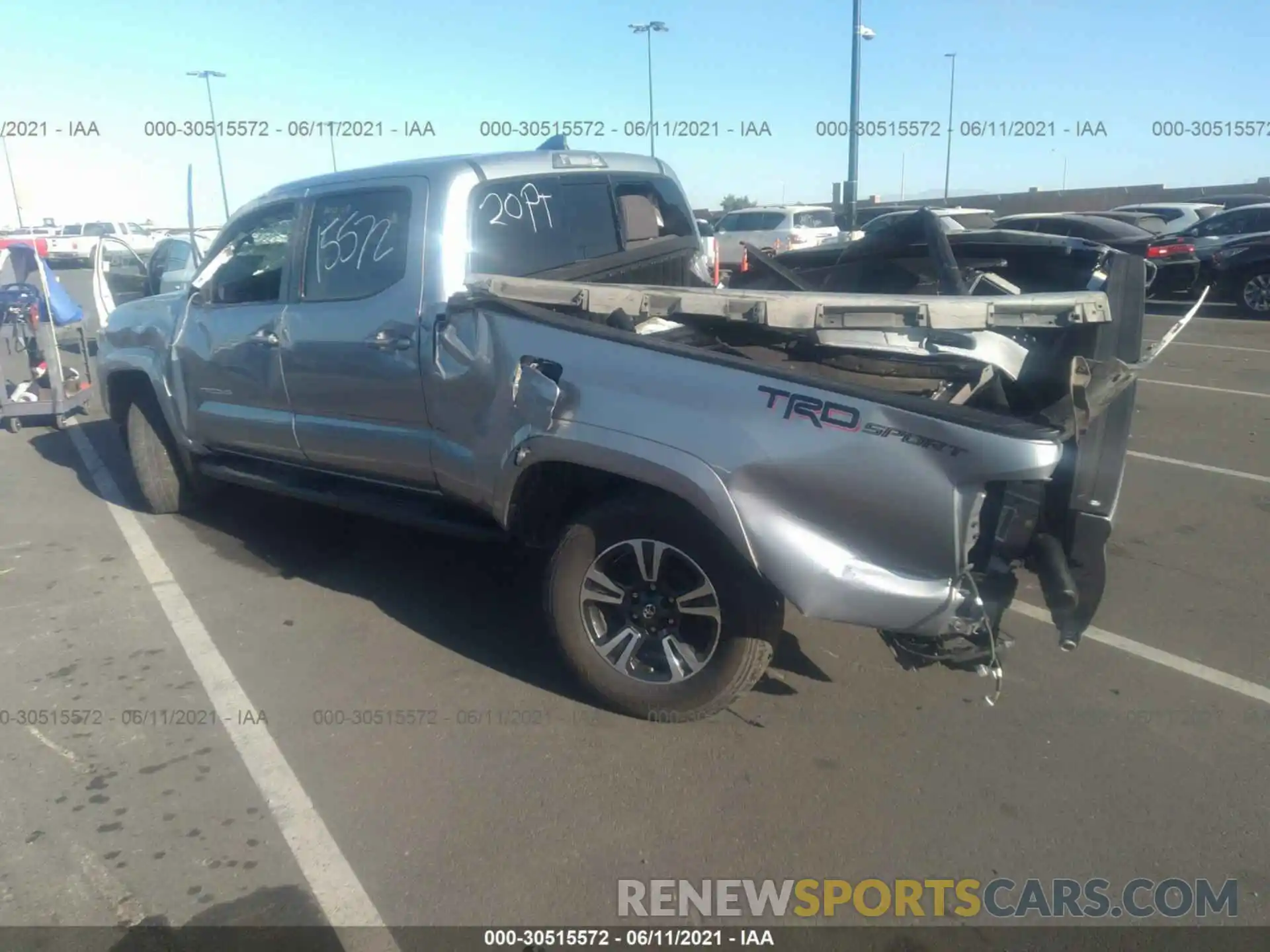 3 Photograph of a damaged car 3TMBZ5DN9KM023066 TOYOTA TACOMA 2WD 2019