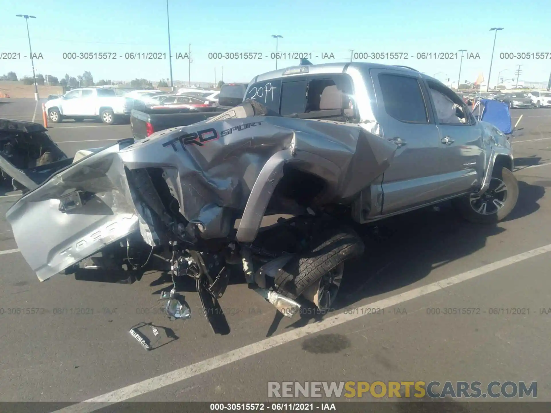 4 Photograph of a damaged car 3TMBZ5DN9KM023066 TOYOTA TACOMA 2WD 2019