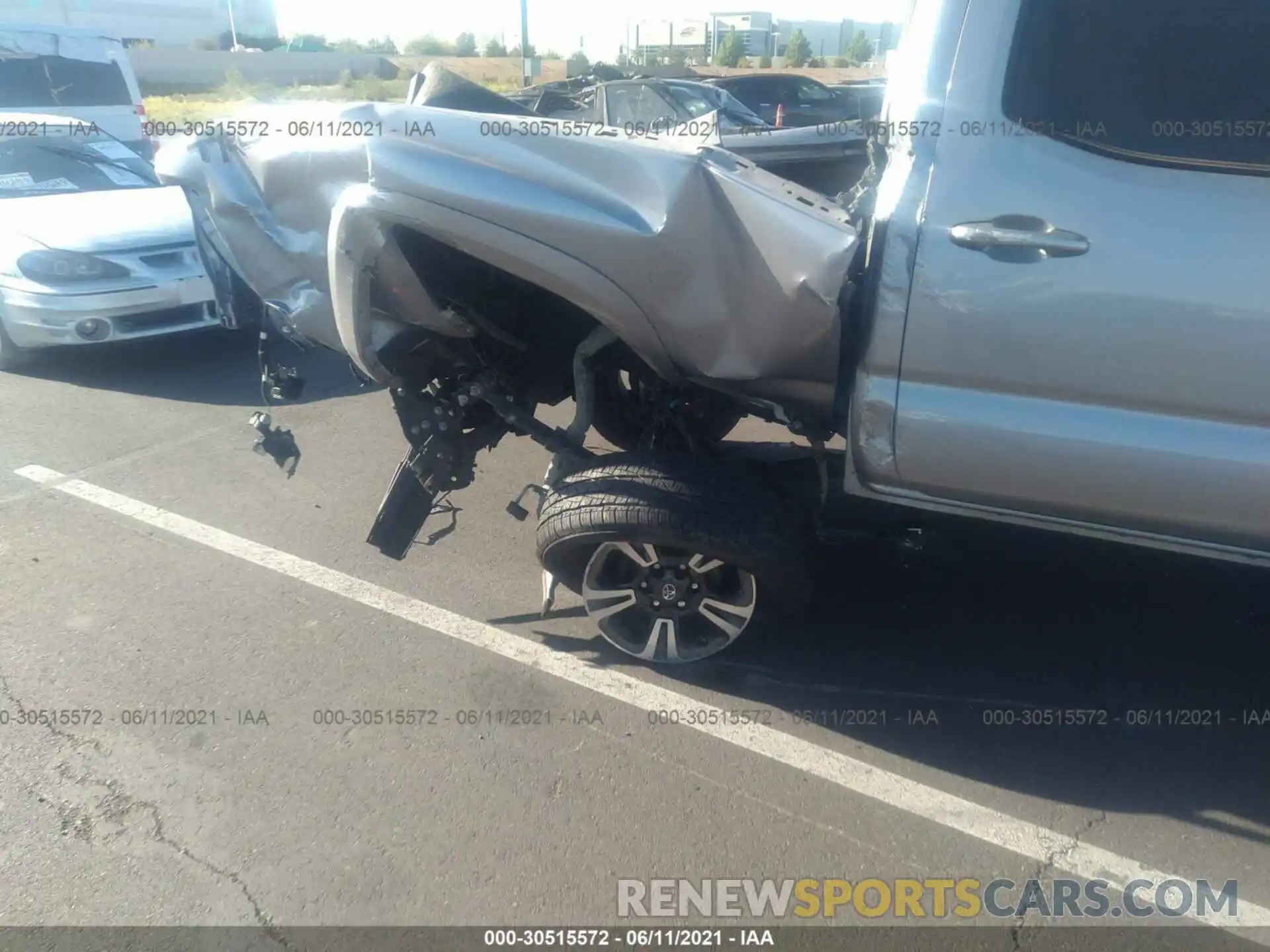 6 Photograph of a damaged car 3TMBZ5DN9KM023066 TOYOTA TACOMA 2WD 2019