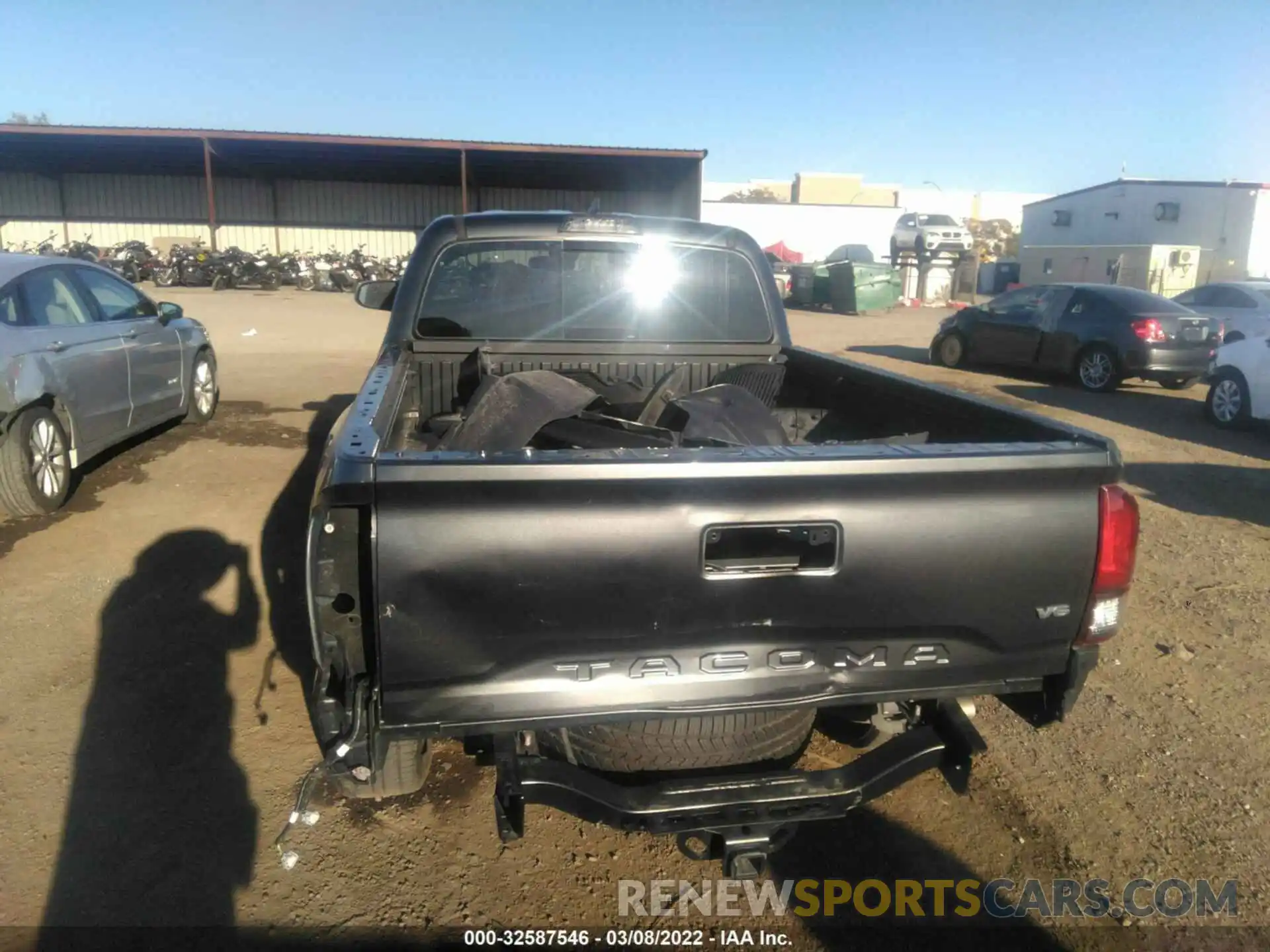 6 Photograph of a damaged car 3TMBZ5DNXKM018085 TOYOTA TACOMA 2WD 2019