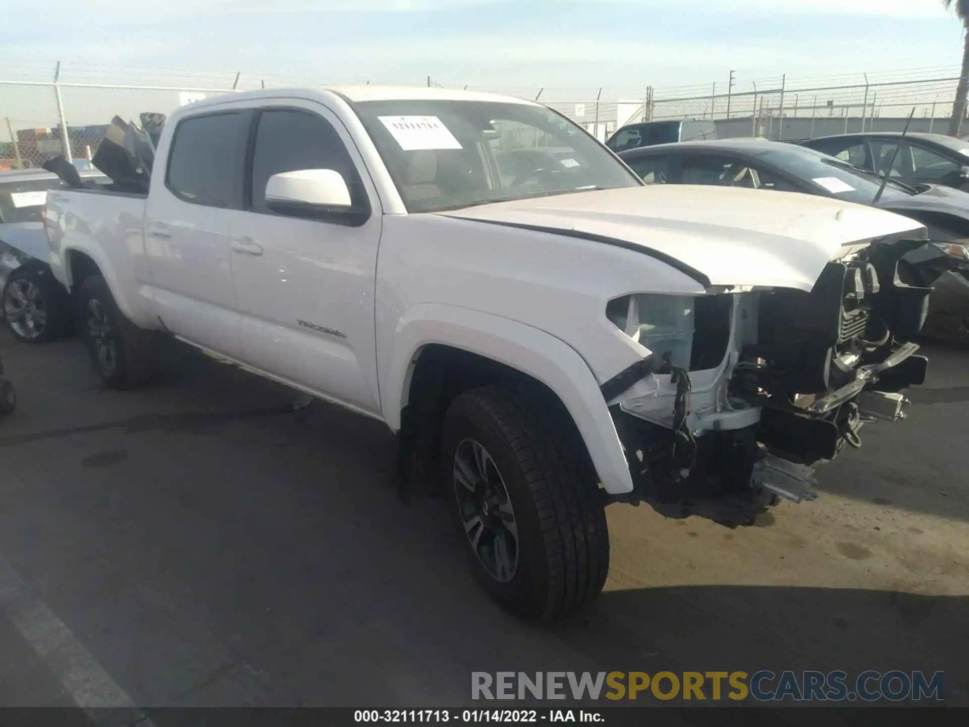 1 Photograph of a damaged car 3TMBZ5DNXKM020886 TOYOTA TACOMA 2WD 2019