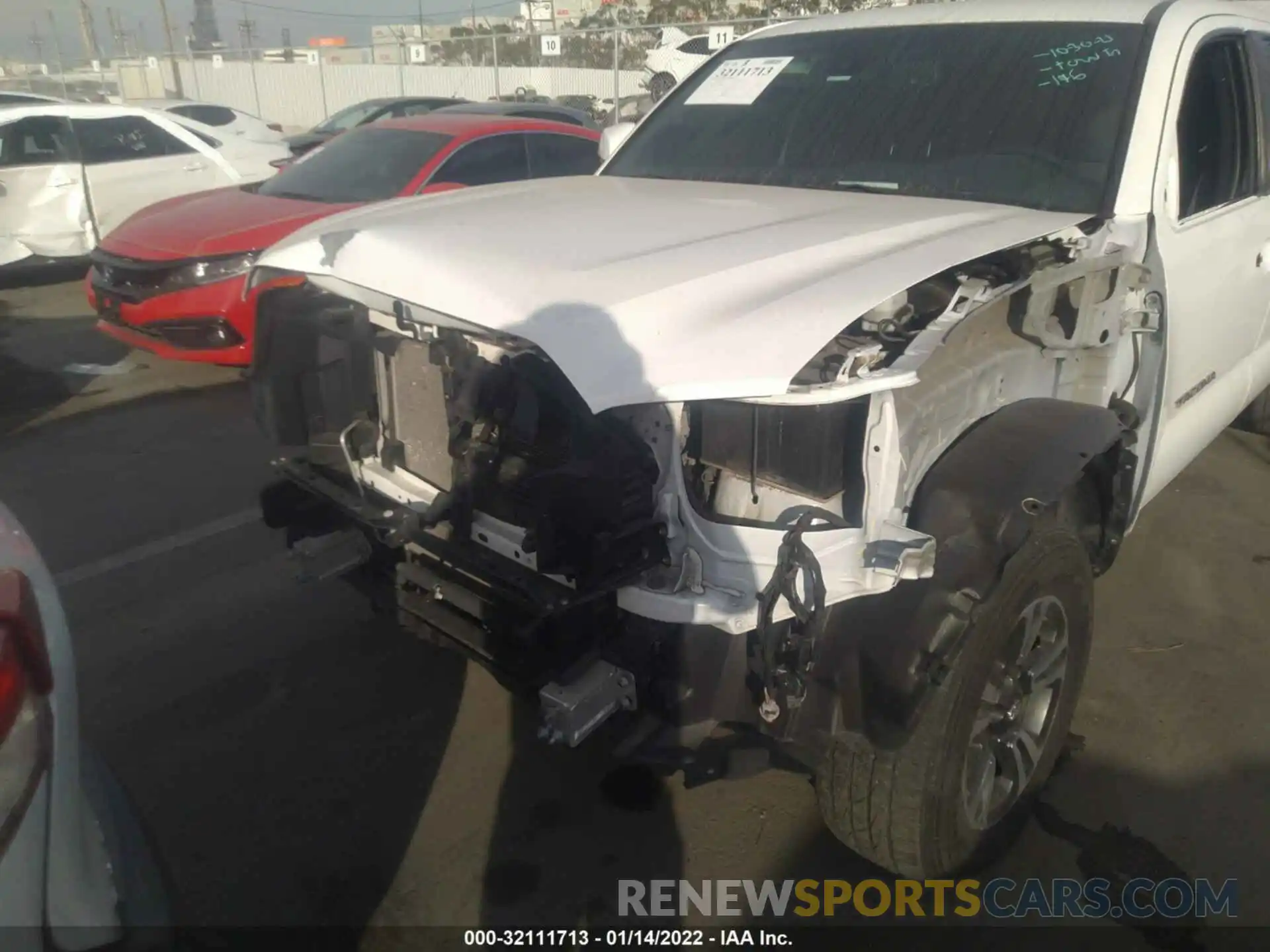 6 Photograph of a damaged car 3TMBZ5DNXKM020886 TOYOTA TACOMA 2WD 2019