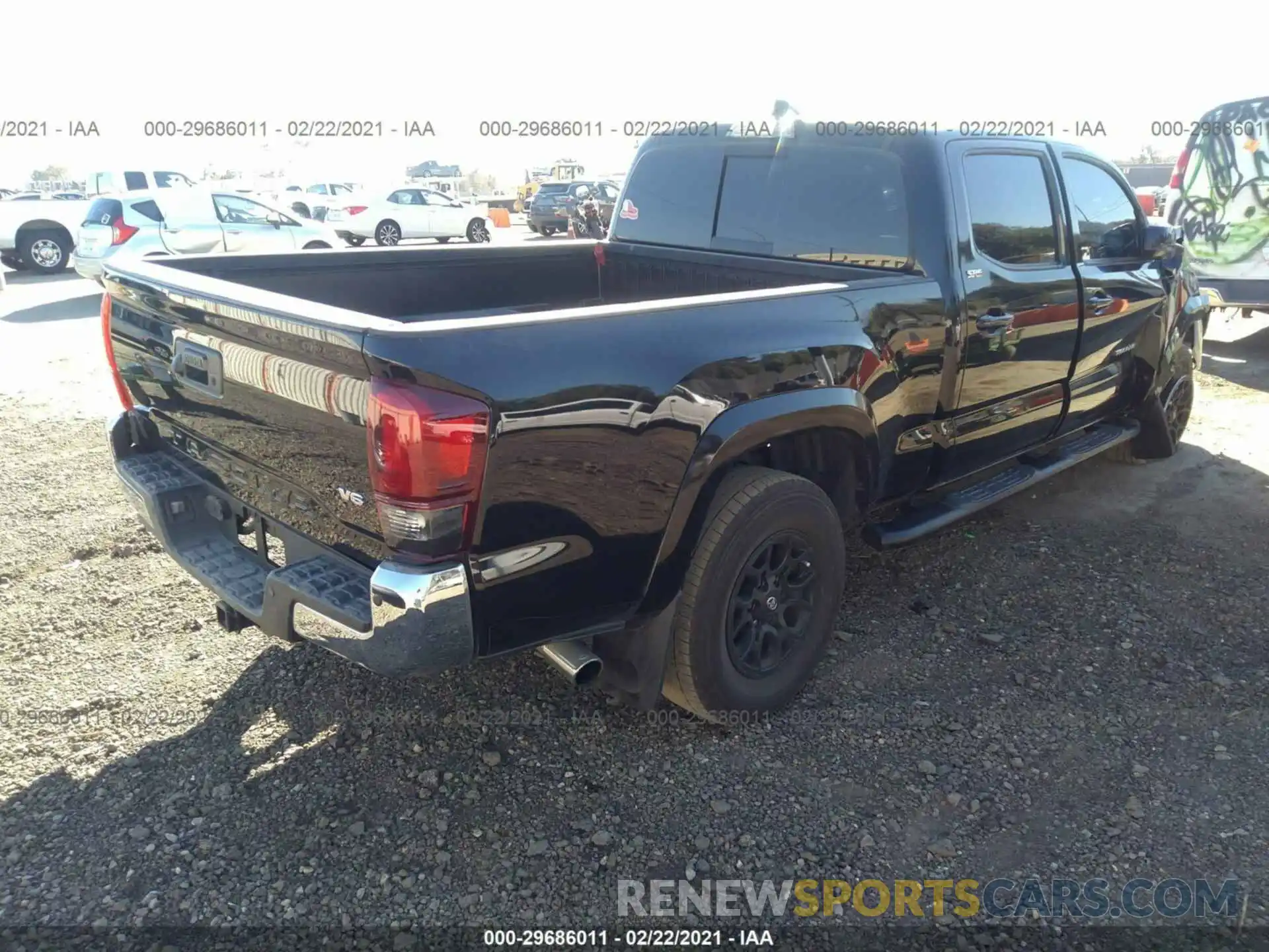 4 Photograph of a damaged car 3TMBZ5DNXKM021004 TOYOTA TACOMA 2WD 2019