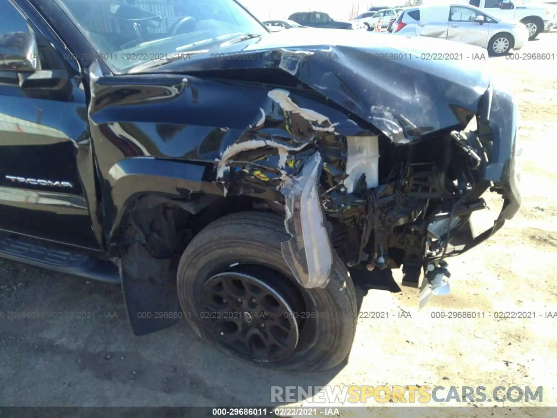 6 Photograph of a damaged car 3TMBZ5DNXKM021004 TOYOTA TACOMA 2WD 2019