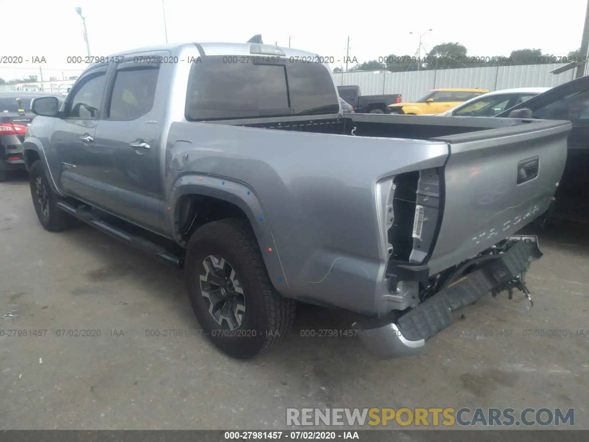 3 Фотография поврежденного автомобиля 3TMEZ5CN0KM103404 TOYOTA TACOMA 2WD 2019