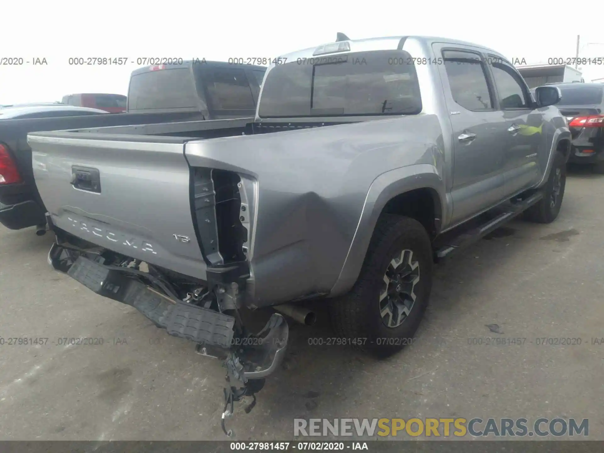 4 Photograph of a damaged car 3TMEZ5CN0KM103404 TOYOTA TACOMA 2WD 2019