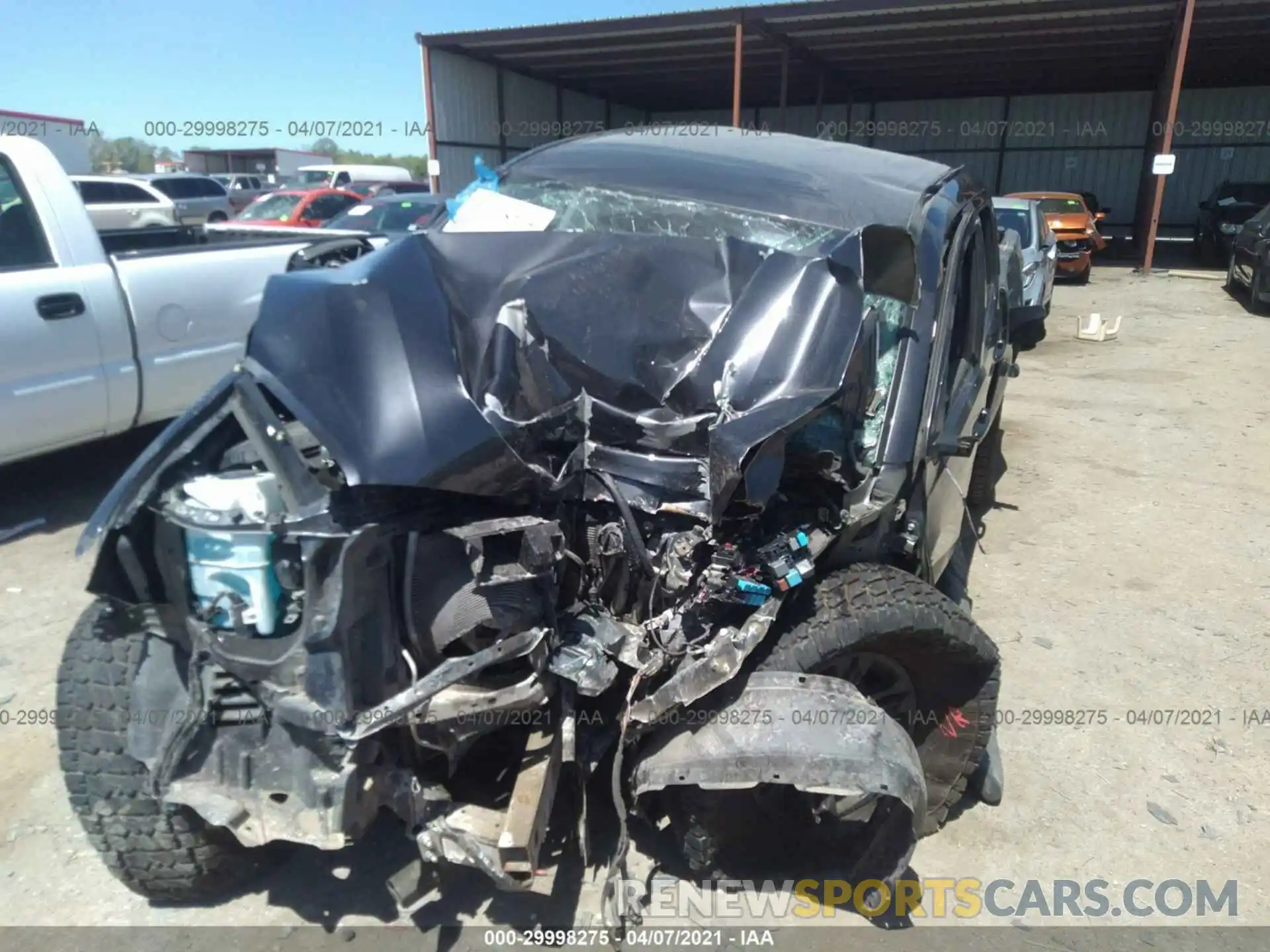 6 Photograph of a damaged car 5TFAX5GN0KX140879 TOYOTA TACOMA 2WD 2019