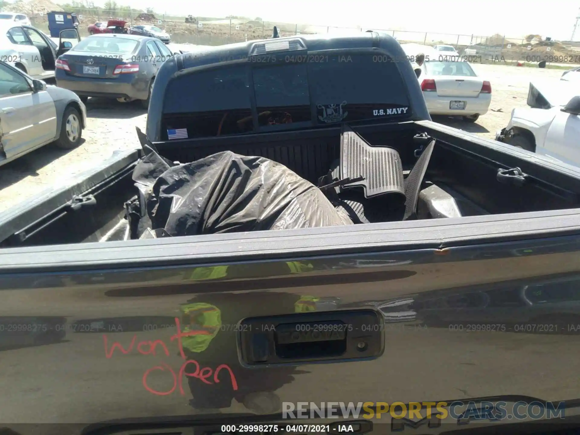 8 Photograph of a damaged car 5TFAX5GN0KX140879 TOYOTA TACOMA 2WD 2019