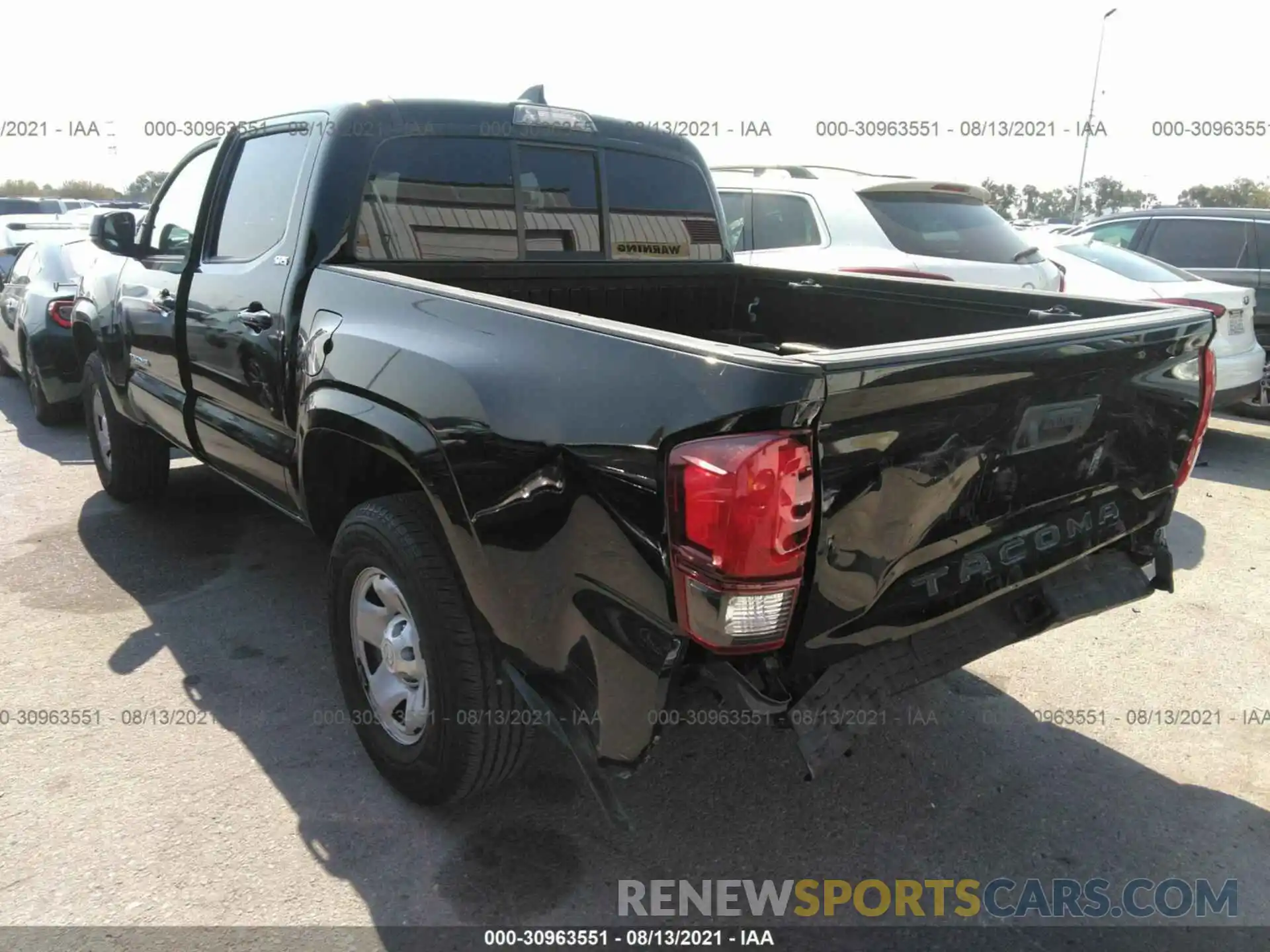 3 Photograph of a damaged car 5TFAX5GN0KX142633 TOYOTA TACOMA 2WD 2019