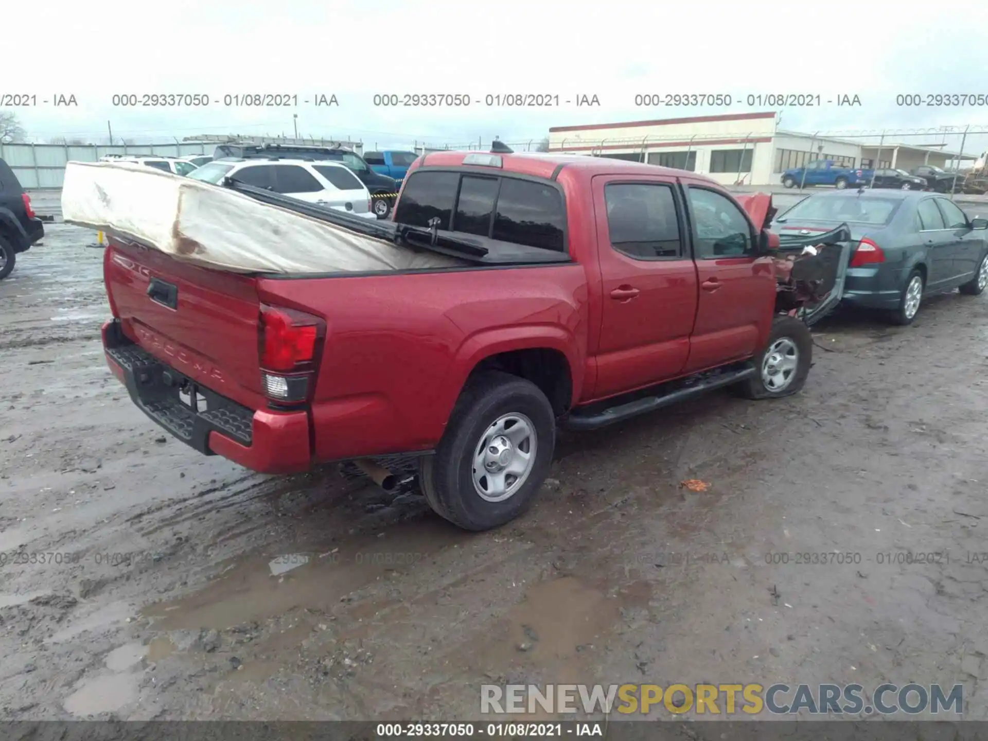 4 Фотография поврежденного автомобиля 5TFAX5GN0KX146150 TOYOTA TACOMA 2WD 2019