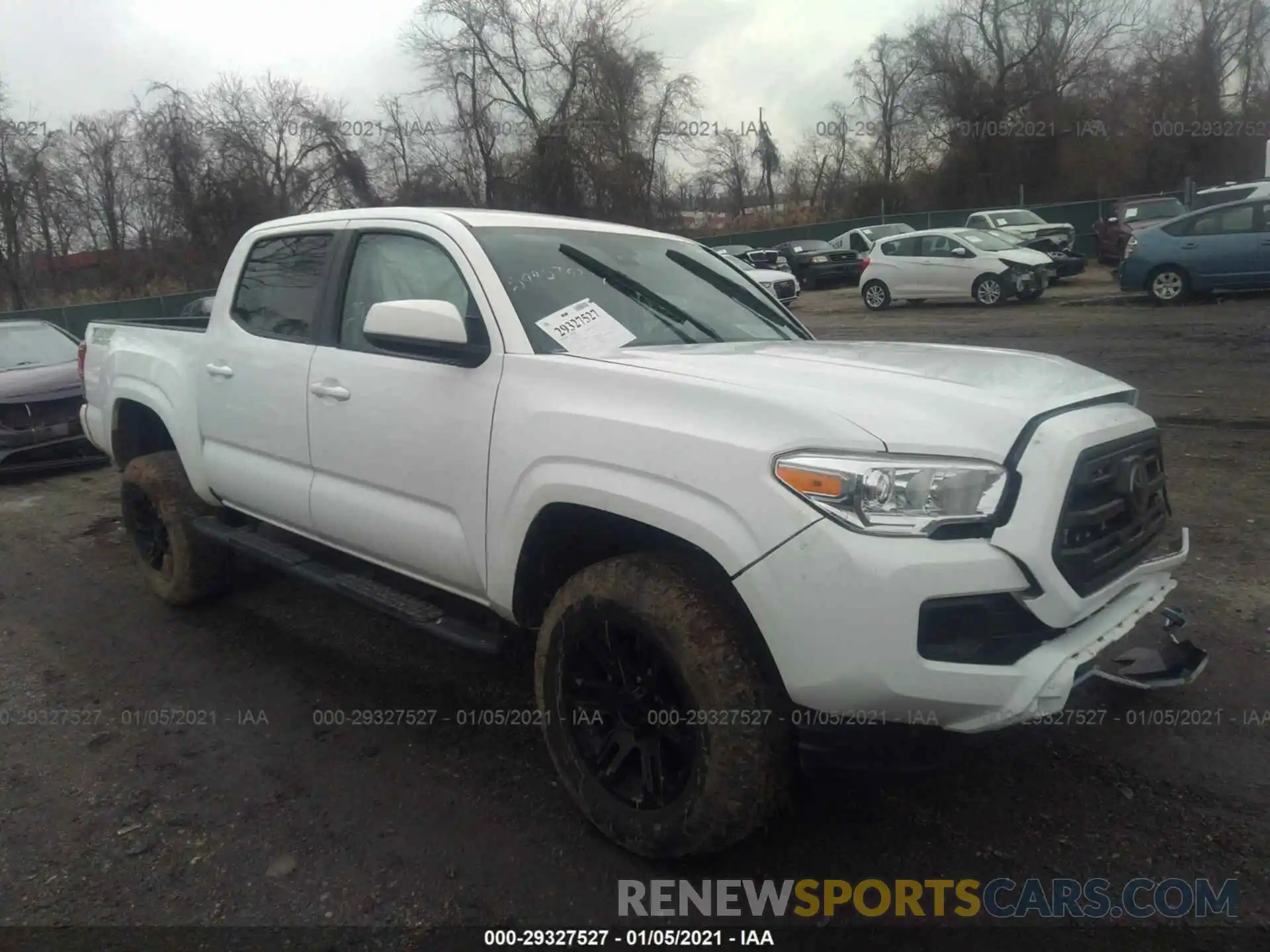 1 Photograph of a damaged car 5TFAX5GN0KX147315 TOYOTA TACOMA 2WD 2019