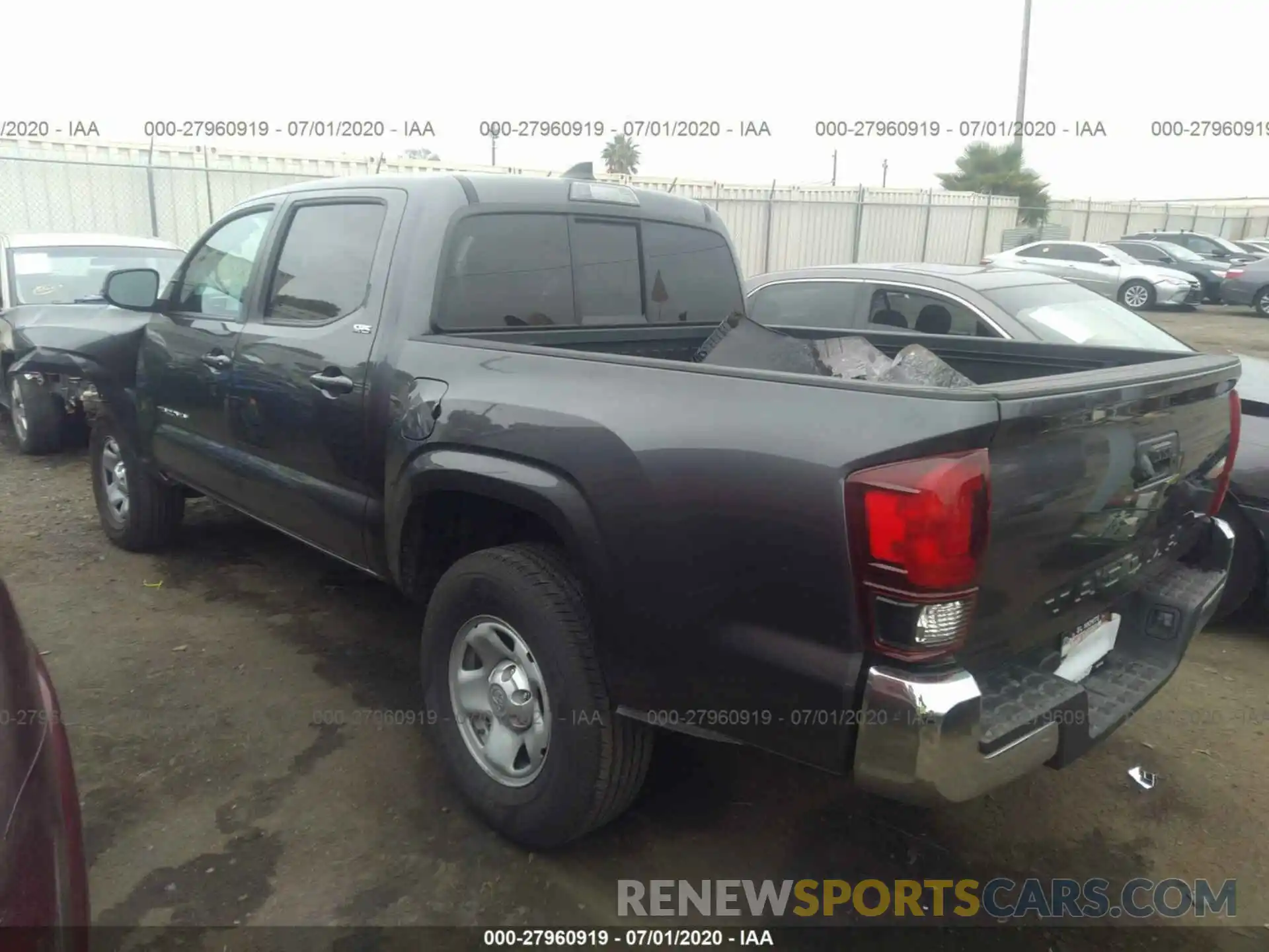 3 Photograph of a damaged car 5TFAX5GN0KX147380 TOYOTA TACOMA 2WD 2019