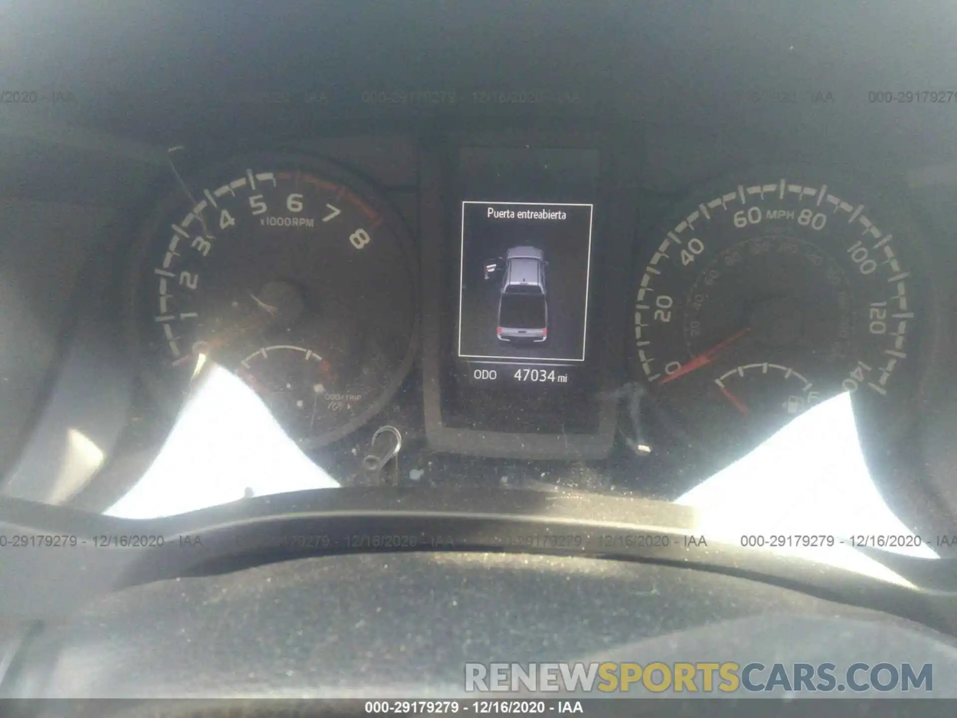 7 Photograph of a damaged car 5TFAX5GN0KX153342 TOYOTA TACOMA 2WD 2019