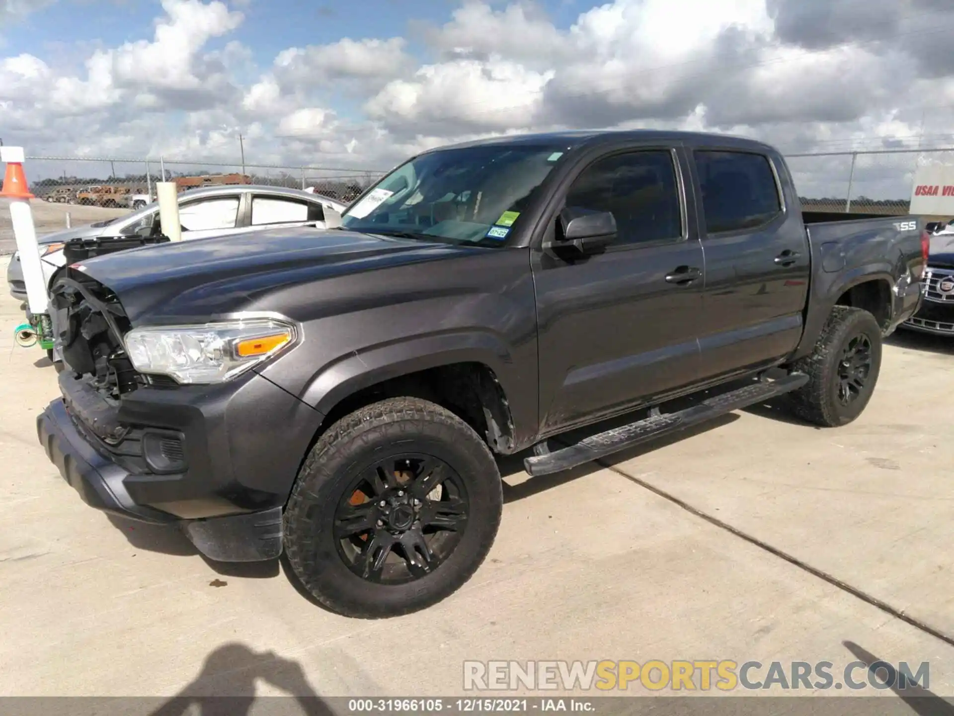 2 Photograph of a damaged car 5TFAX5GN0KX157228 TOYOTA TACOMA 2WD 2019