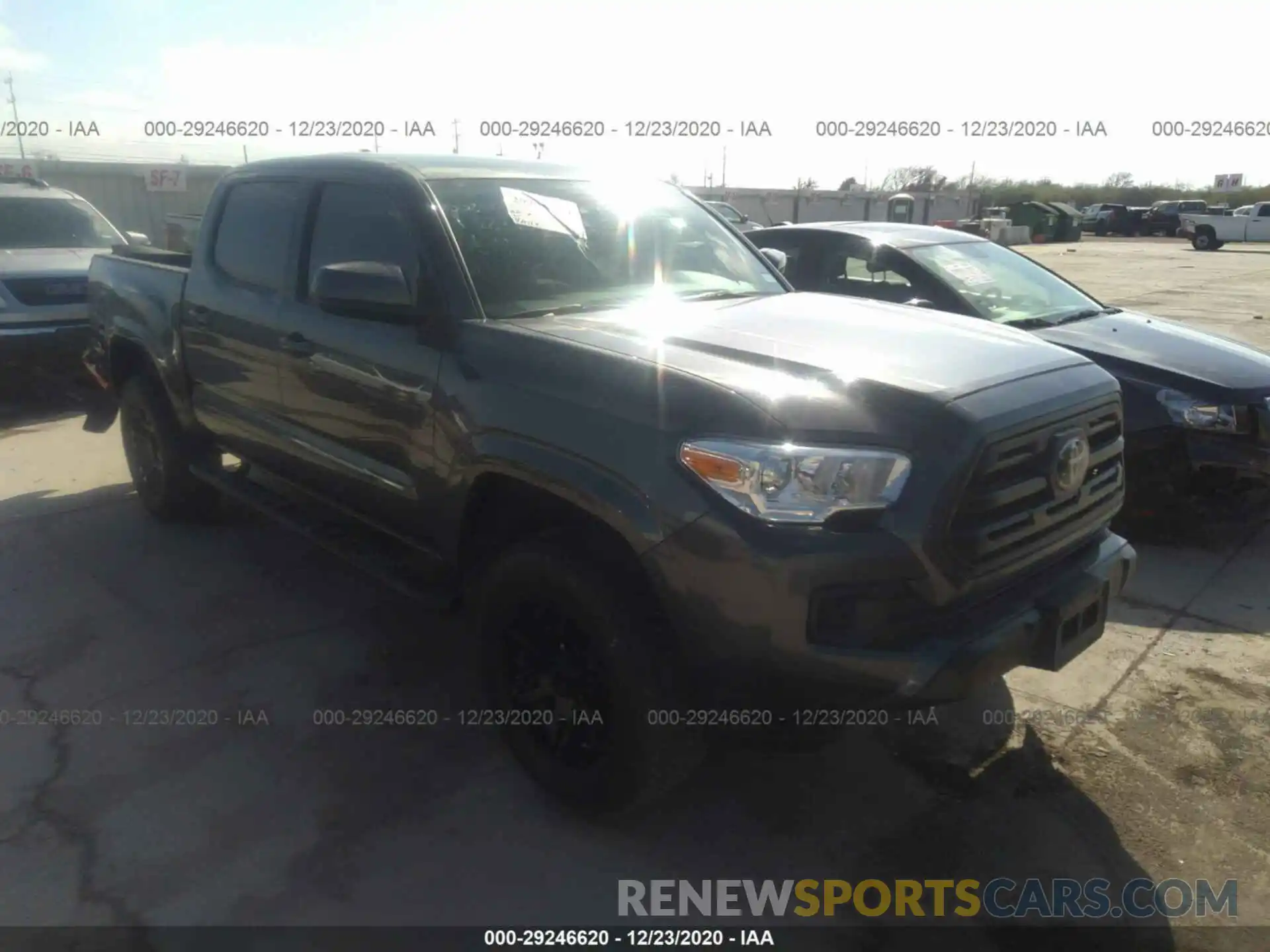 1 Photograph of a damaged car 5TFAX5GN1KX132712 TOYOTA TACOMA 2WD 2019