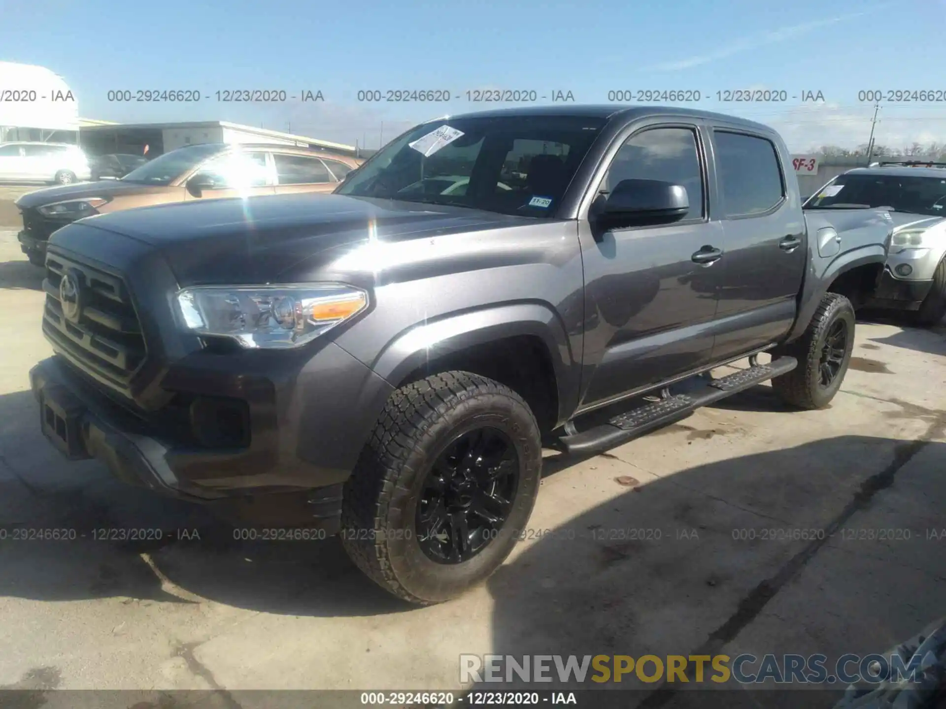 2 Photograph of a damaged car 5TFAX5GN1KX132712 TOYOTA TACOMA 2WD 2019