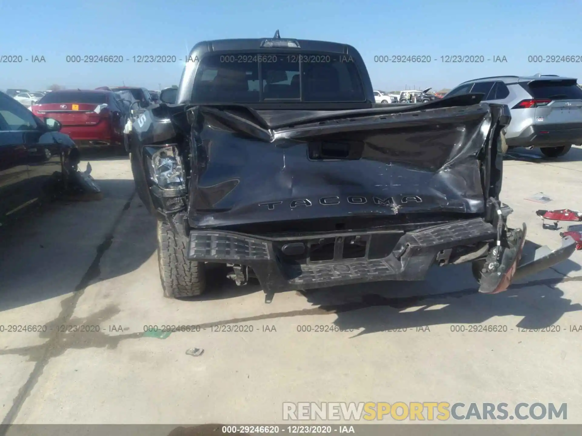 6 Photograph of a damaged car 5TFAX5GN1KX132712 TOYOTA TACOMA 2WD 2019