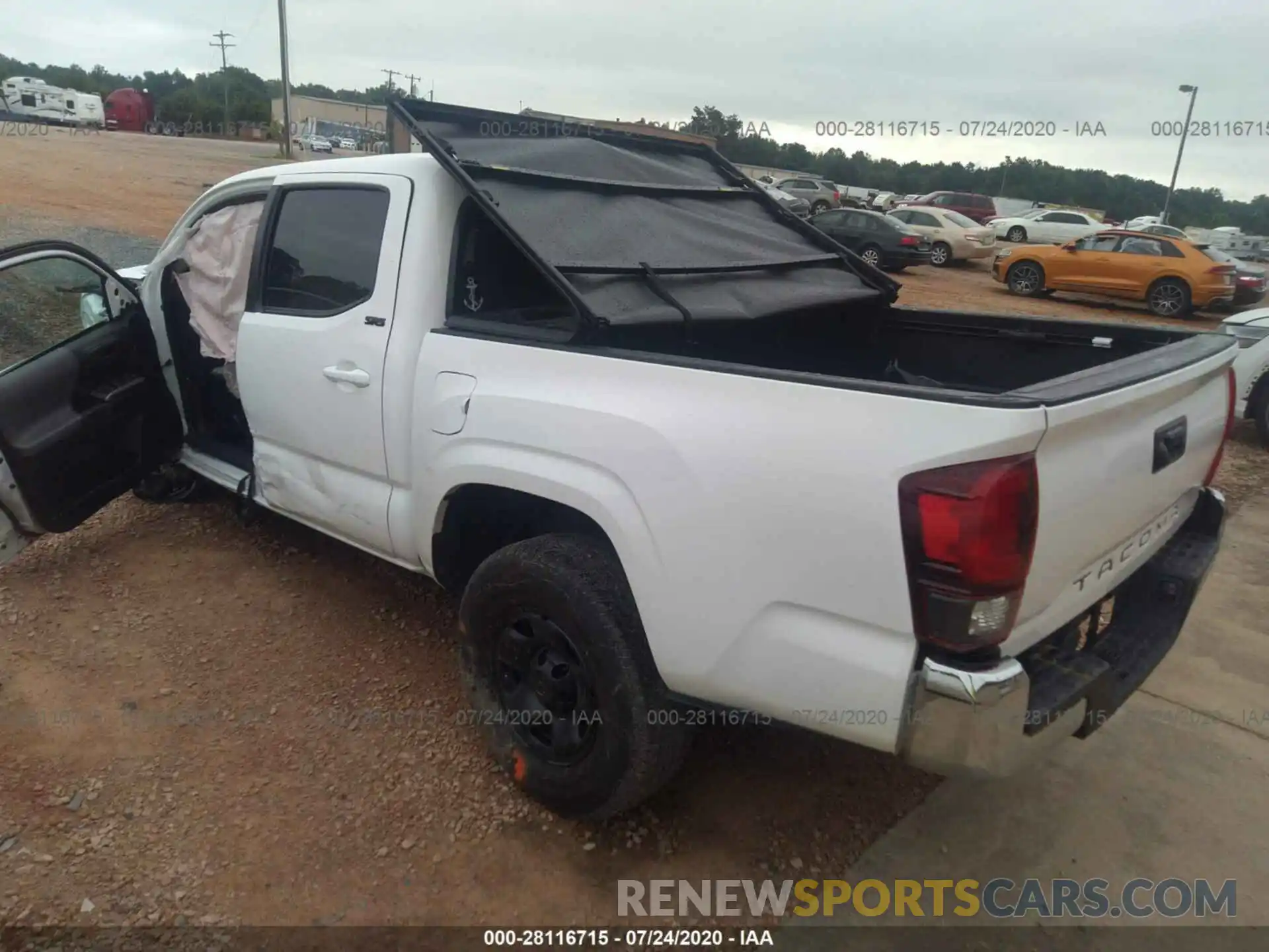 3 Photograph of a damaged car 5TFAX5GN1KX133875 TOYOTA TACOMA 2WD 2019