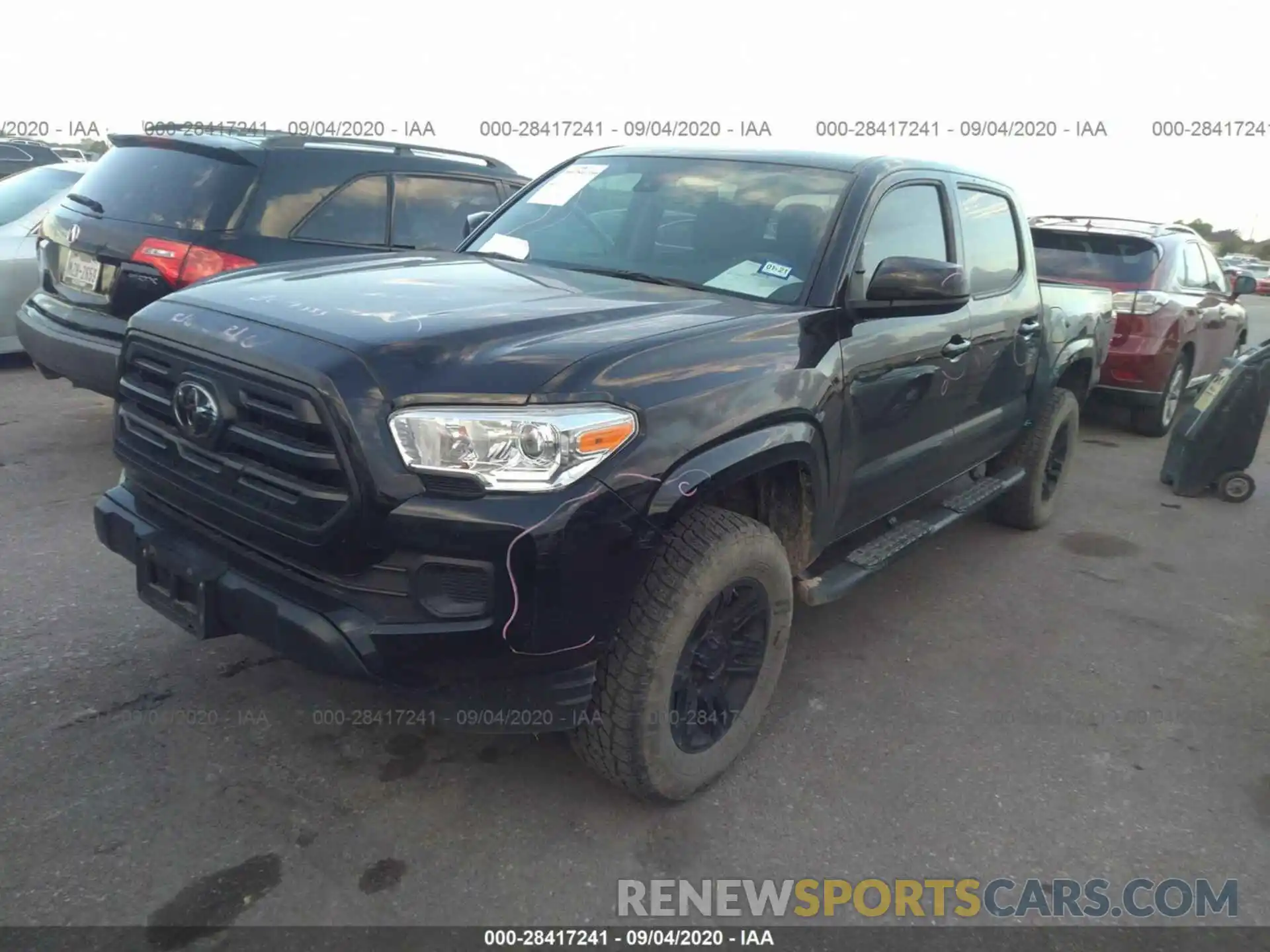 2 Photograph of a damaged car 5TFAX5GN1KX138297 TOYOTA TACOMA 2WD 2019