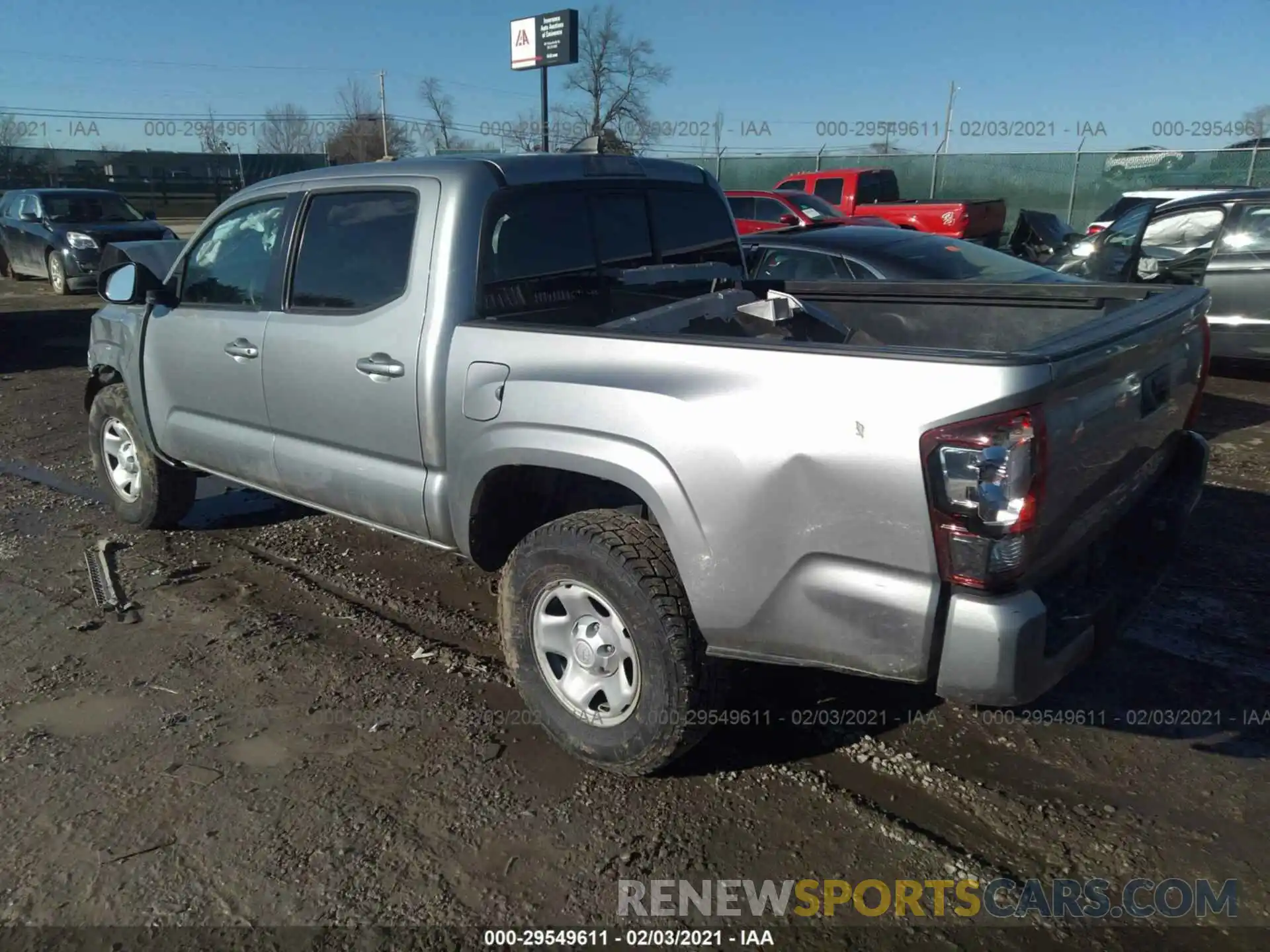 3 Photograph of a damaged car 5TFAX5GN1KX139191 TOYOTA TACOMA 2WD 2019