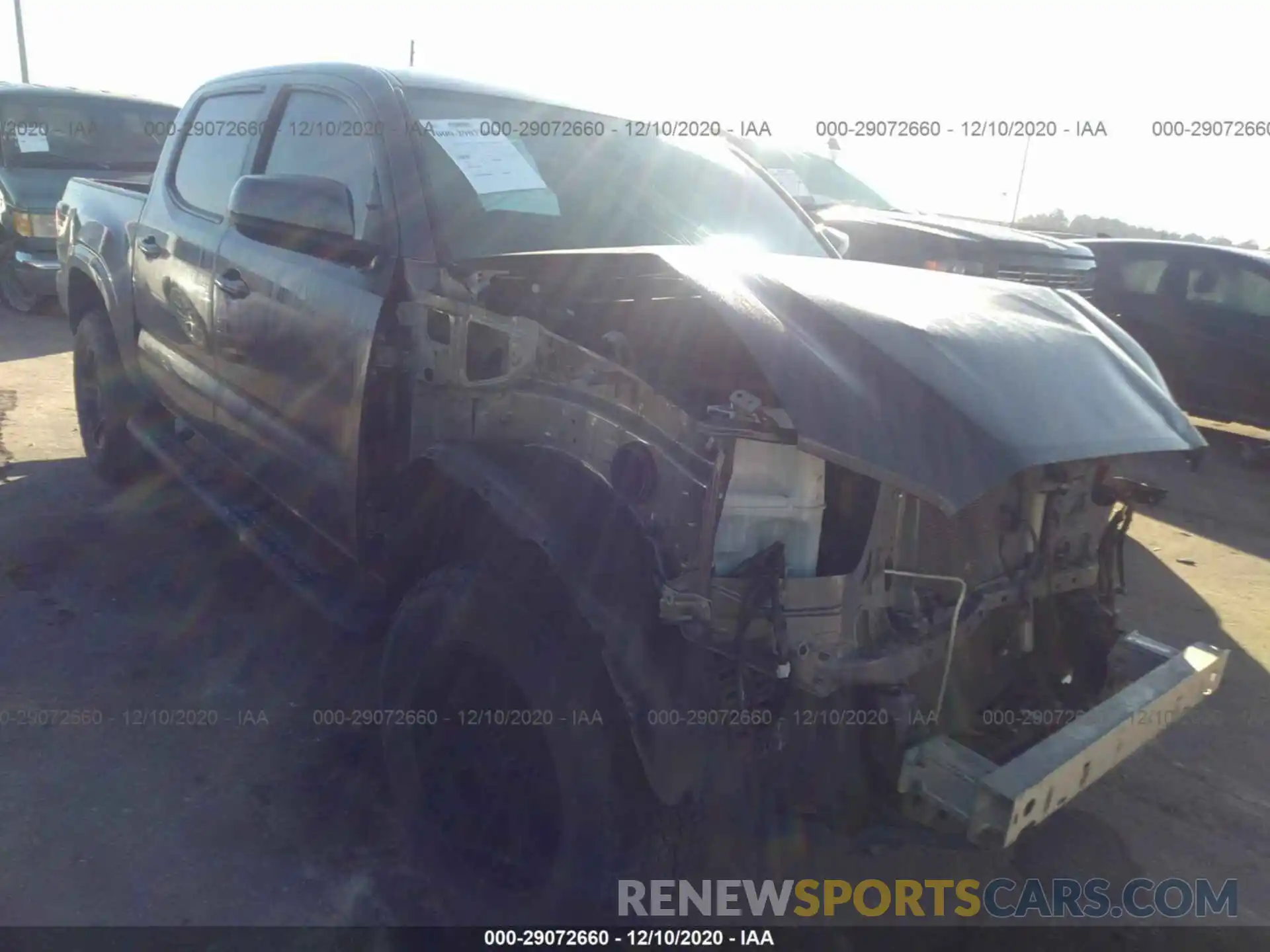 1 Photograph of a damaged car 5TFAX5GN1KX139272 TOYOTA TACOMA 2WD 2019