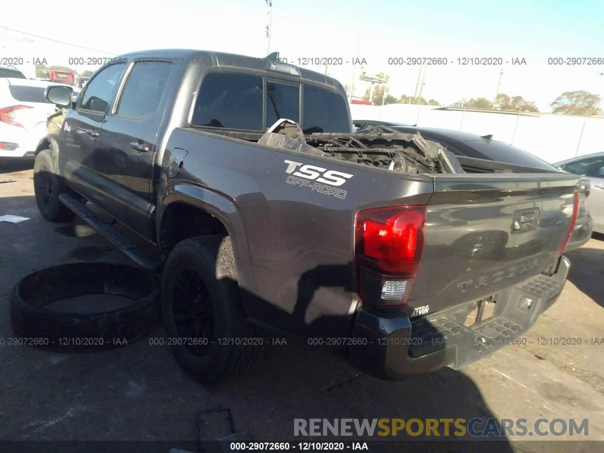 3 Photograph of a damaged car 5TFAX5GN1KX139272 TOYOTA TACOMA 2WD 2019