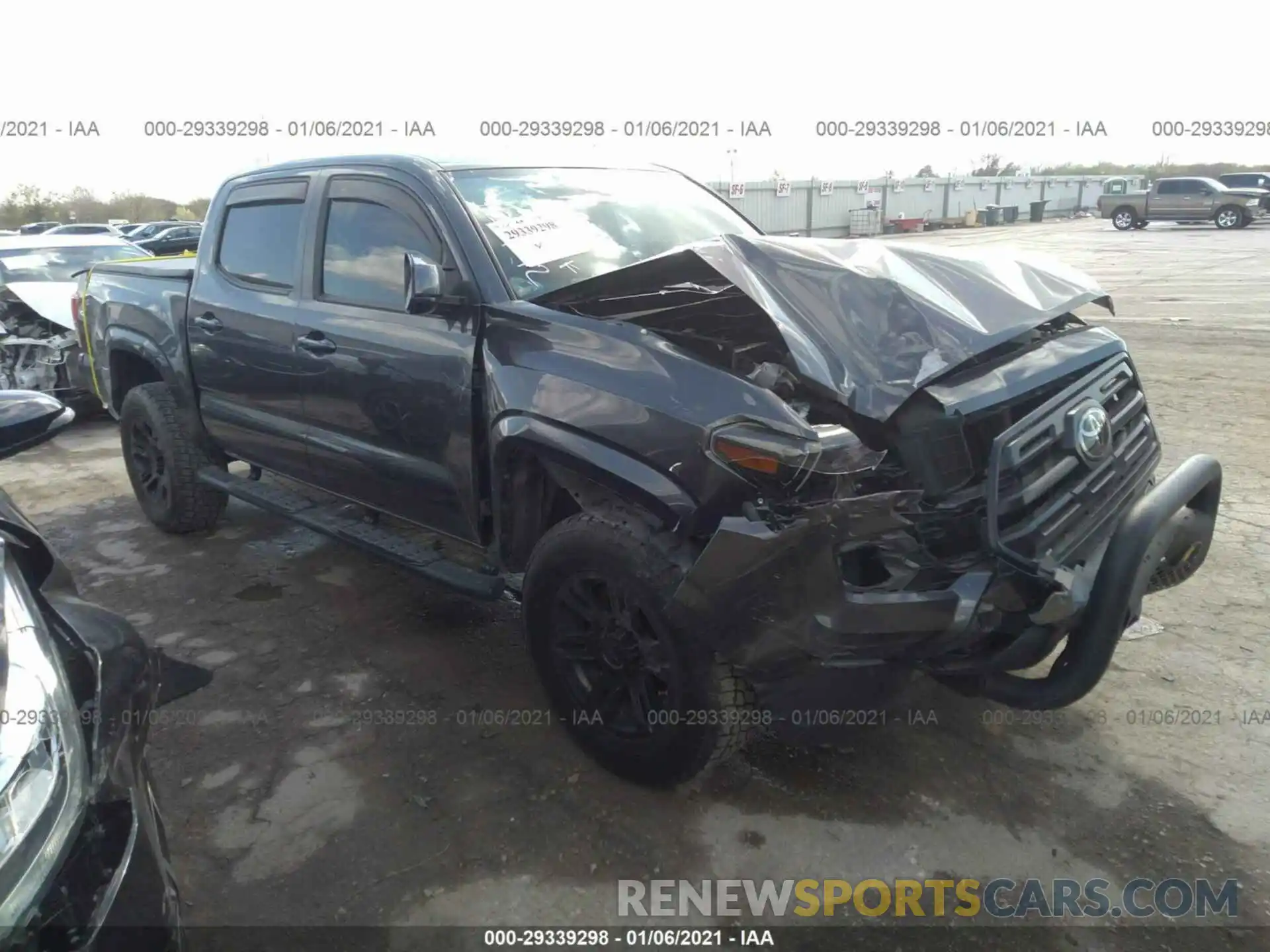 1 Photograph of a damaged car 5TFAX5GN1KX141202 TOYOTA TACOMA 2WD 2019