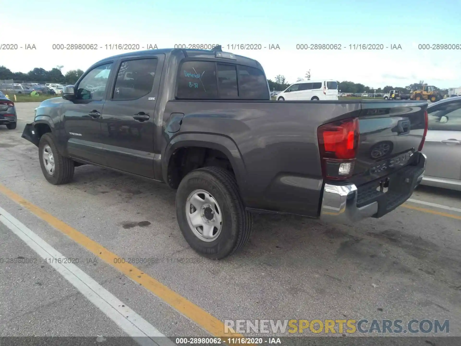 3 Photograph of a damaged car 5TFAX5GN1KX141622 TOYOTA TACOMA 2WD 2019