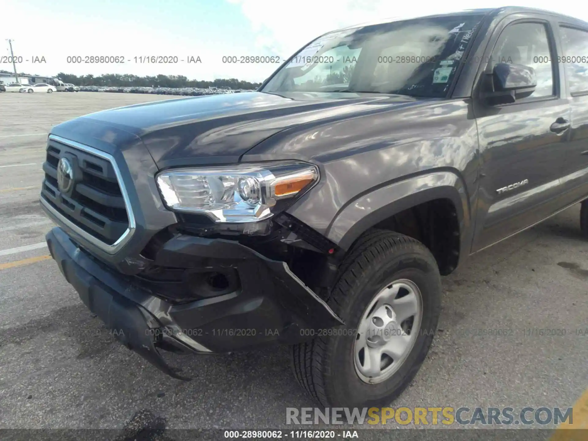 6 Photograph of a damaged car 5TFAX5GN1KX141622 TOYOTA TACOMA 2WD 2019