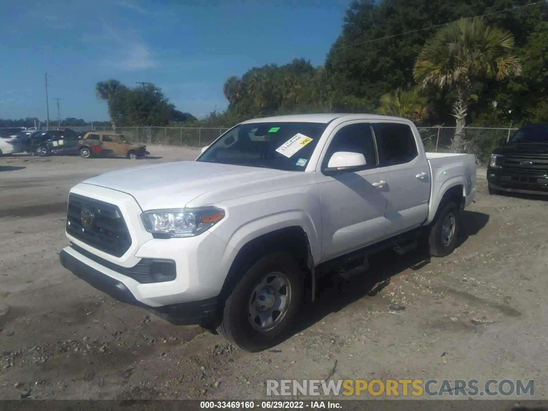 2 Photograph of a damaged car 5TFAX5GN1KX145766 TOYOTA TACOMA 2WD 2019