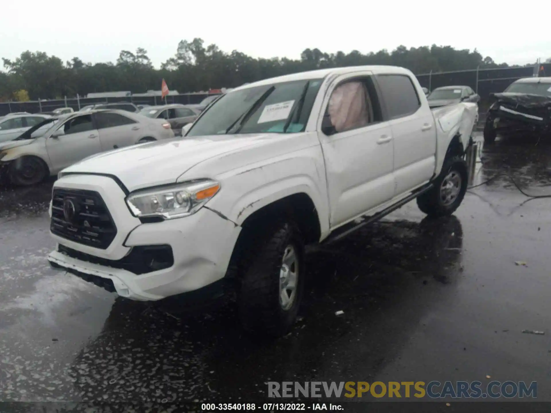 2 Photograph of a damaged car 5TFAX5GN1KX146545 TOYOTA TACOMA 2WD 2019