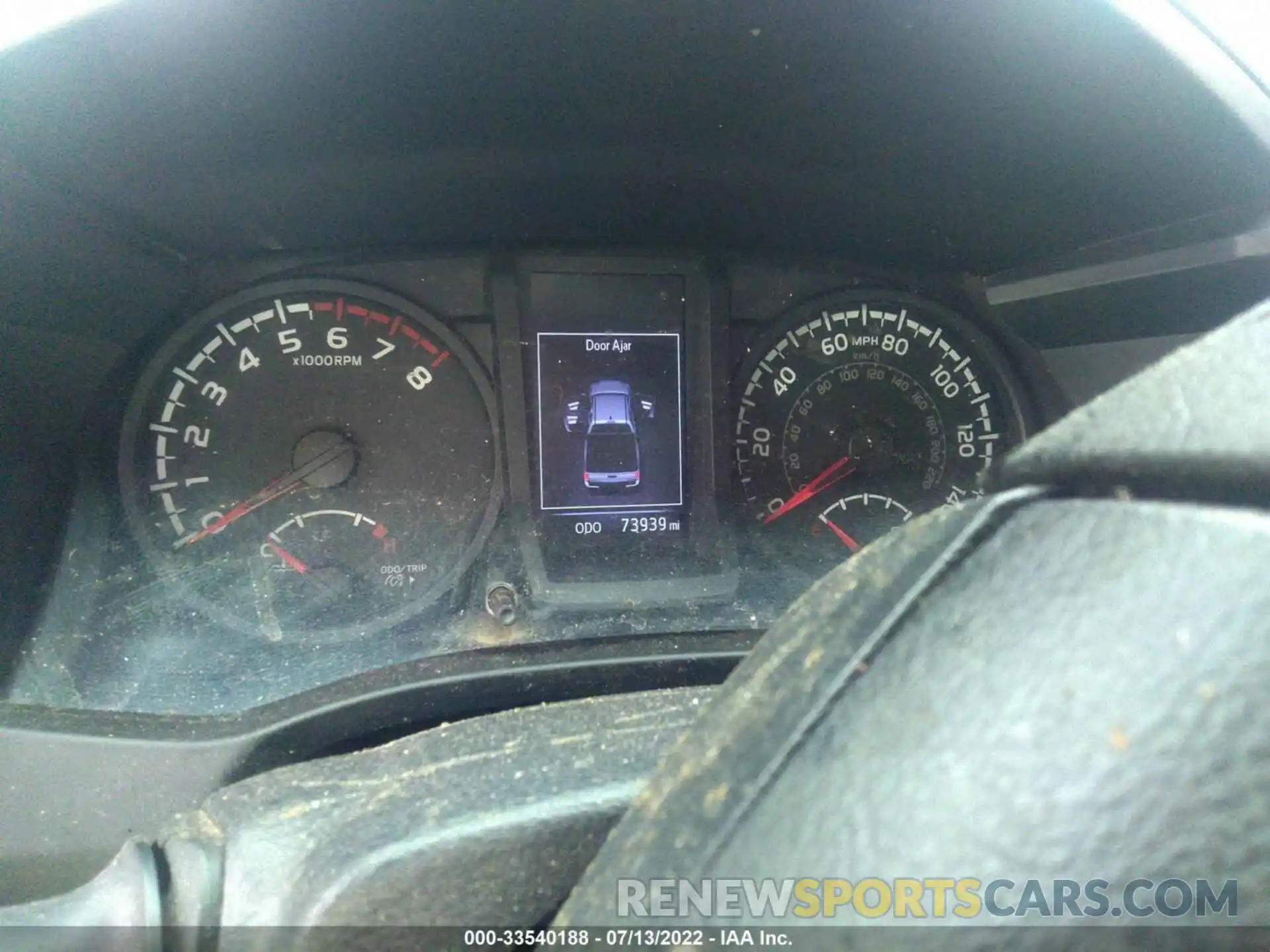 7 Photograph of a damaged car 5TFAX5GN1KX146545 TOYOTA TACOMA 2WD 2019