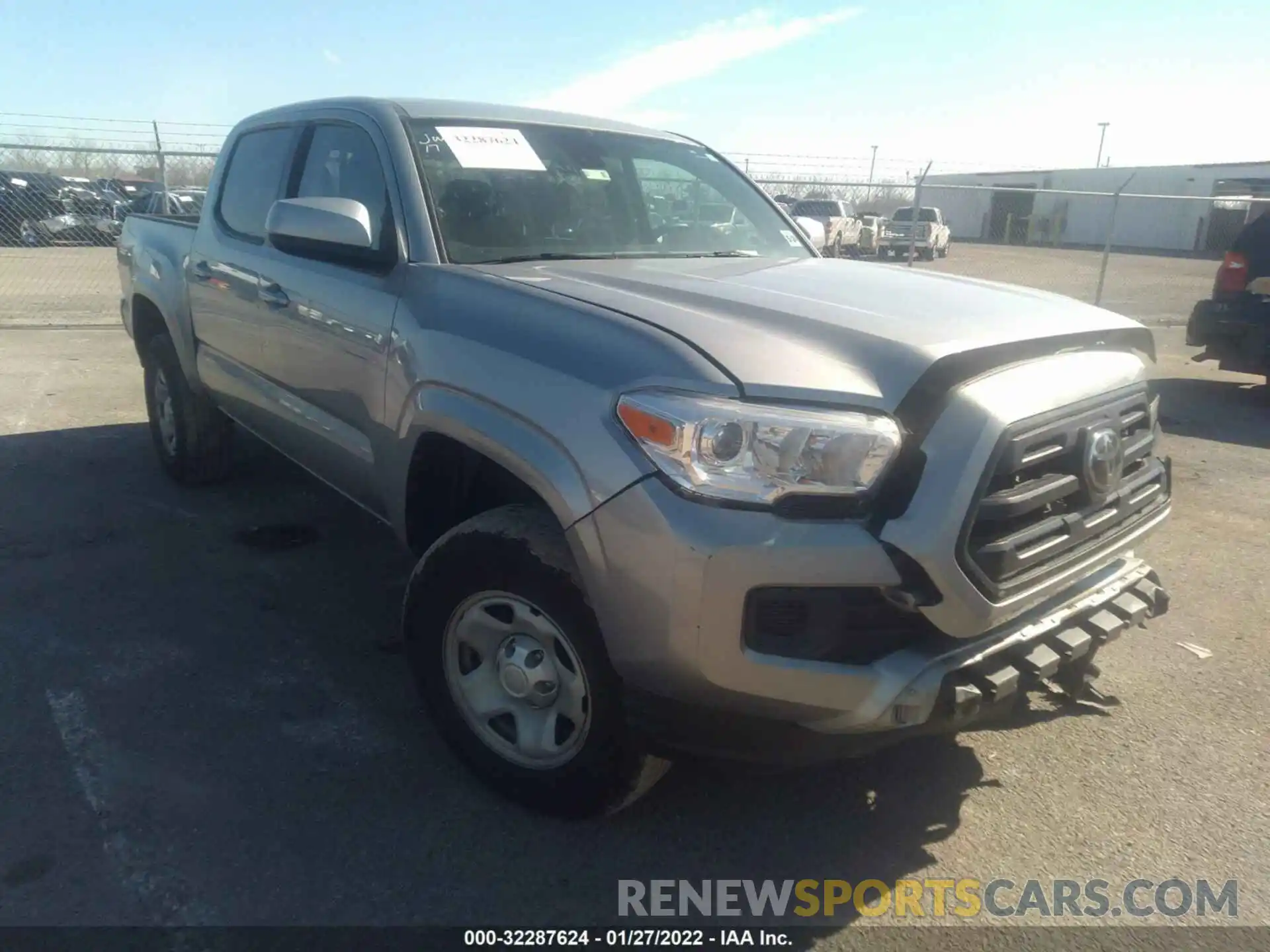 1 Photograph of a damaged car 5TFAX5GN1KX148828 TOYOTA TACOMA 2WD 2019