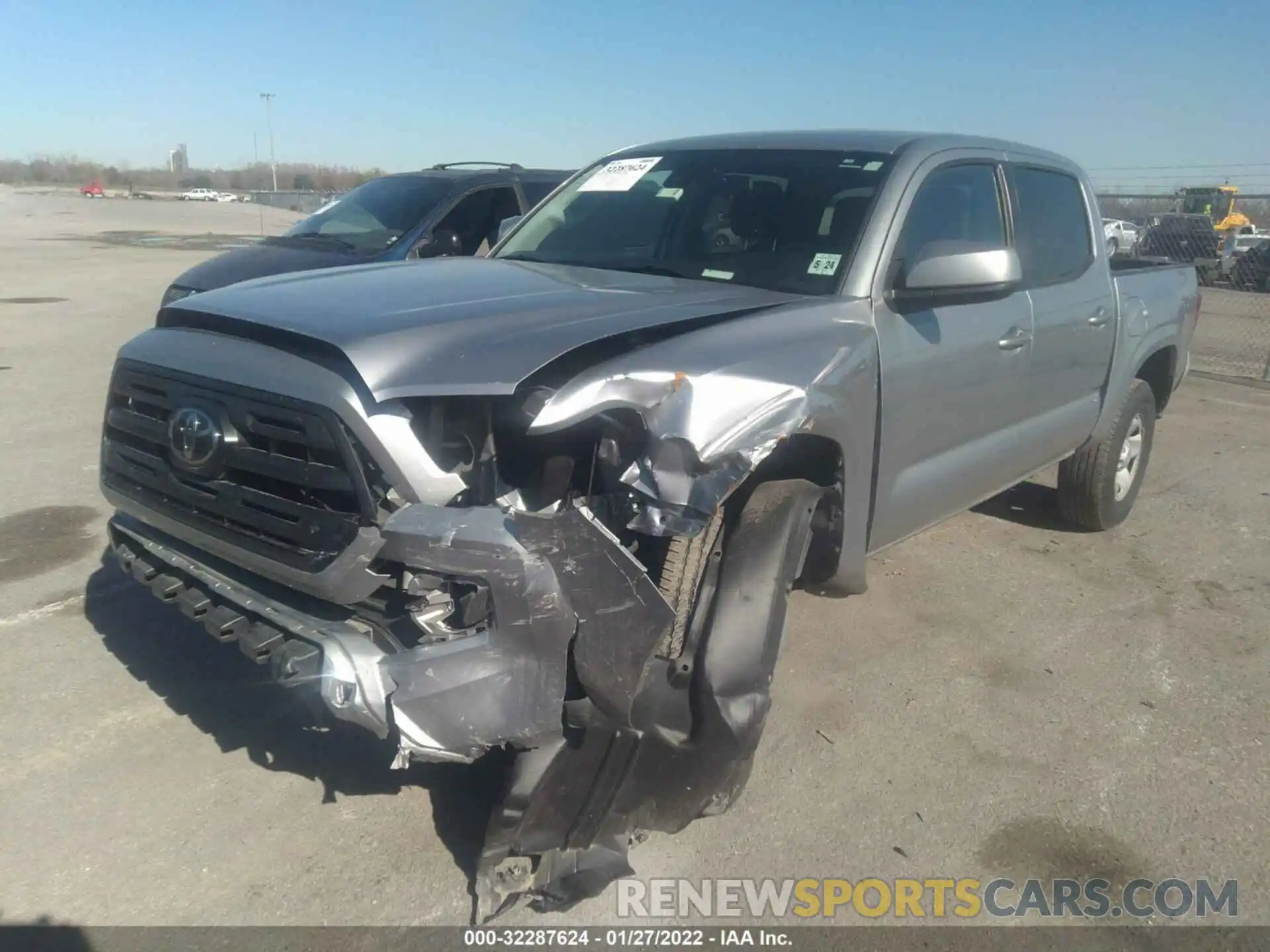 2 Photograph of a damaged car 5TFAX5GN1KX148828 TOYOTA TACOMA 2WD 2019