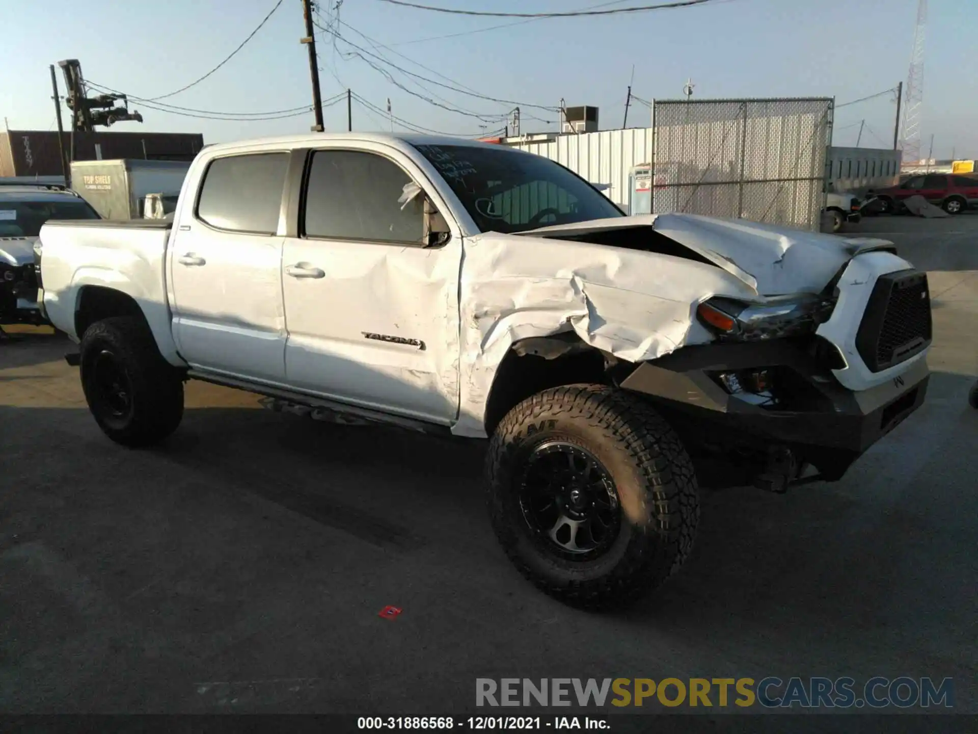 1 Photograph of a damaged car 5TFAX5GN1KX149557 TOYOTA TACOMA 2WD 2019