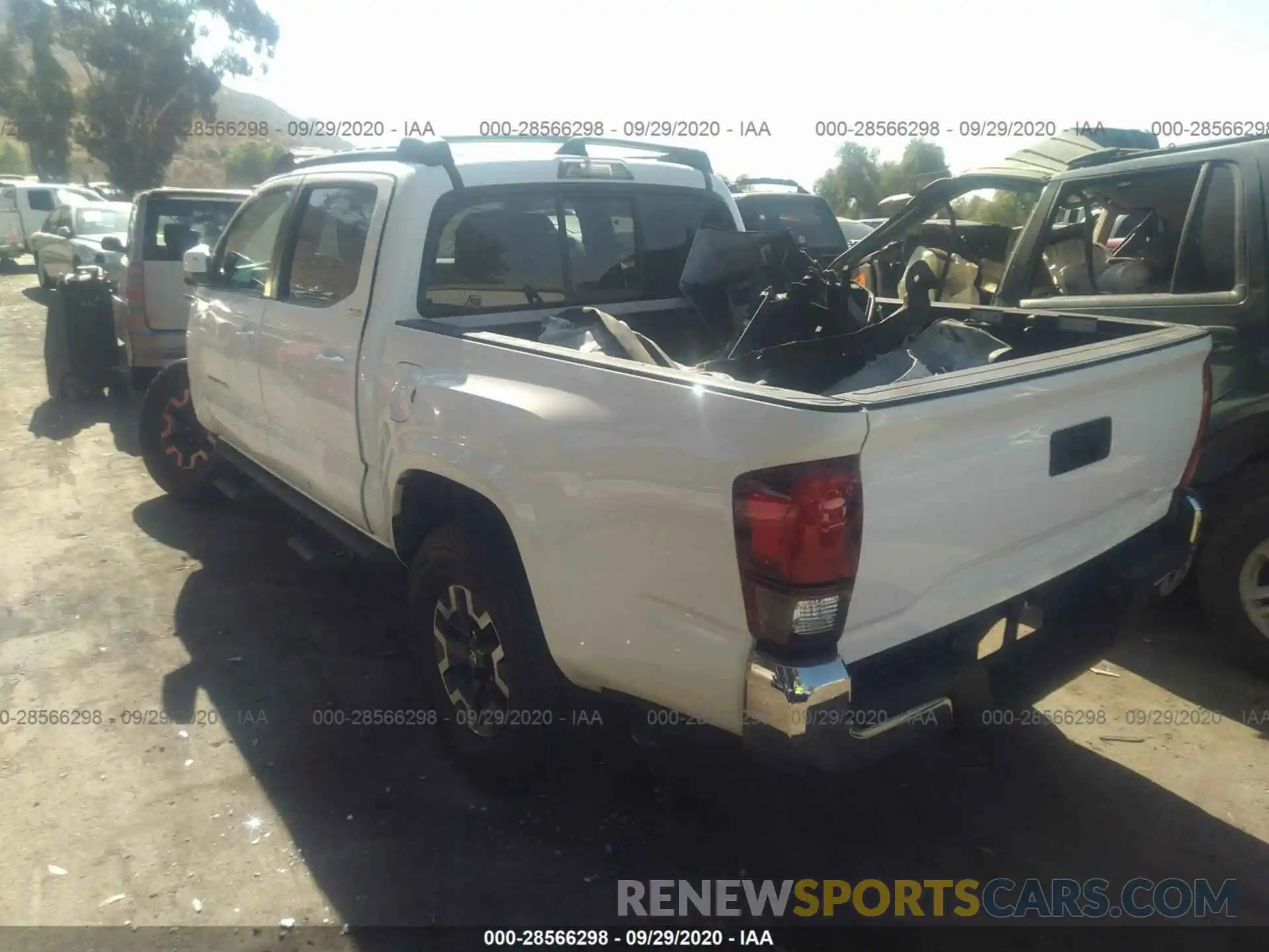 3 Photograph of a damaged car 5TFAX5GN2KX136185 TOYOTA TACOMA 2WD 2019