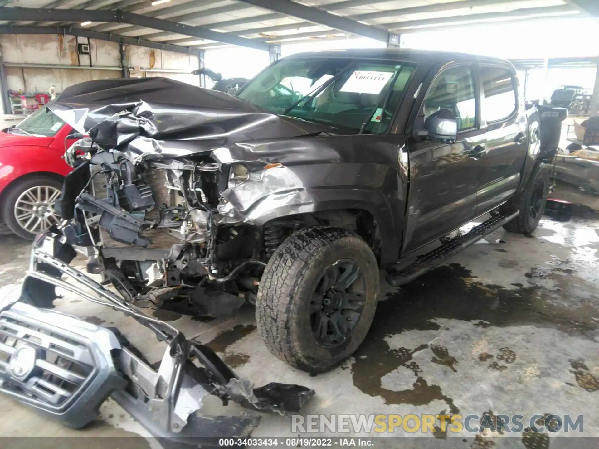 2 Photograph of a damaged car 5TFAX5GN2KX138051 TOYOTA TACOMA 2WD 2019