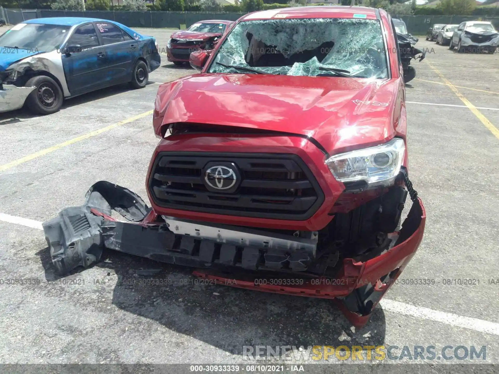 6 Photograph of a damaged car 5TFAX5GN2KX146568 TOYOTA TACOMA 2WD 2019