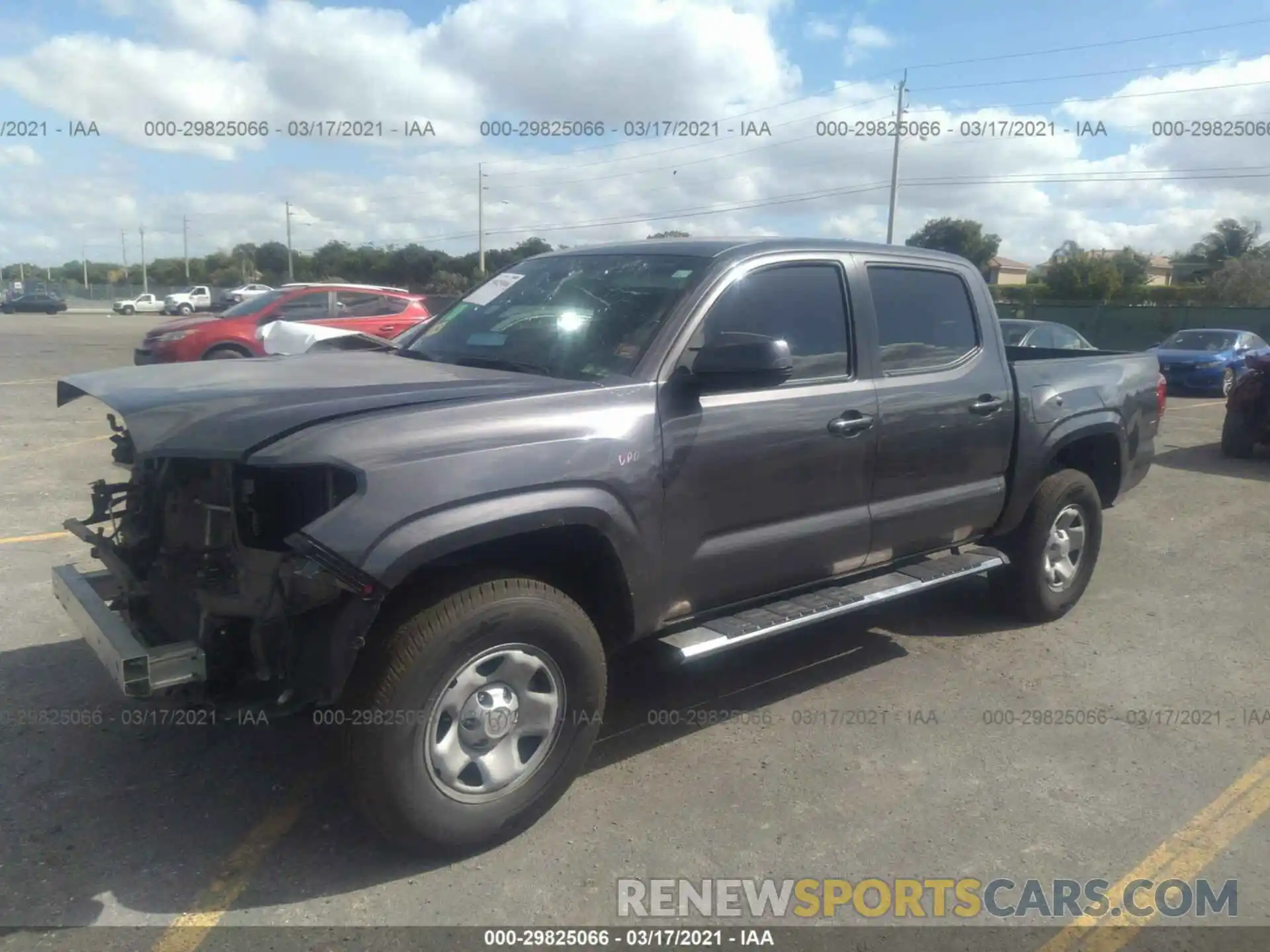 2 Photograph of a damaged car 5TFAX5GN2KX160339 TOYOTA TACOMA 2WD 2019