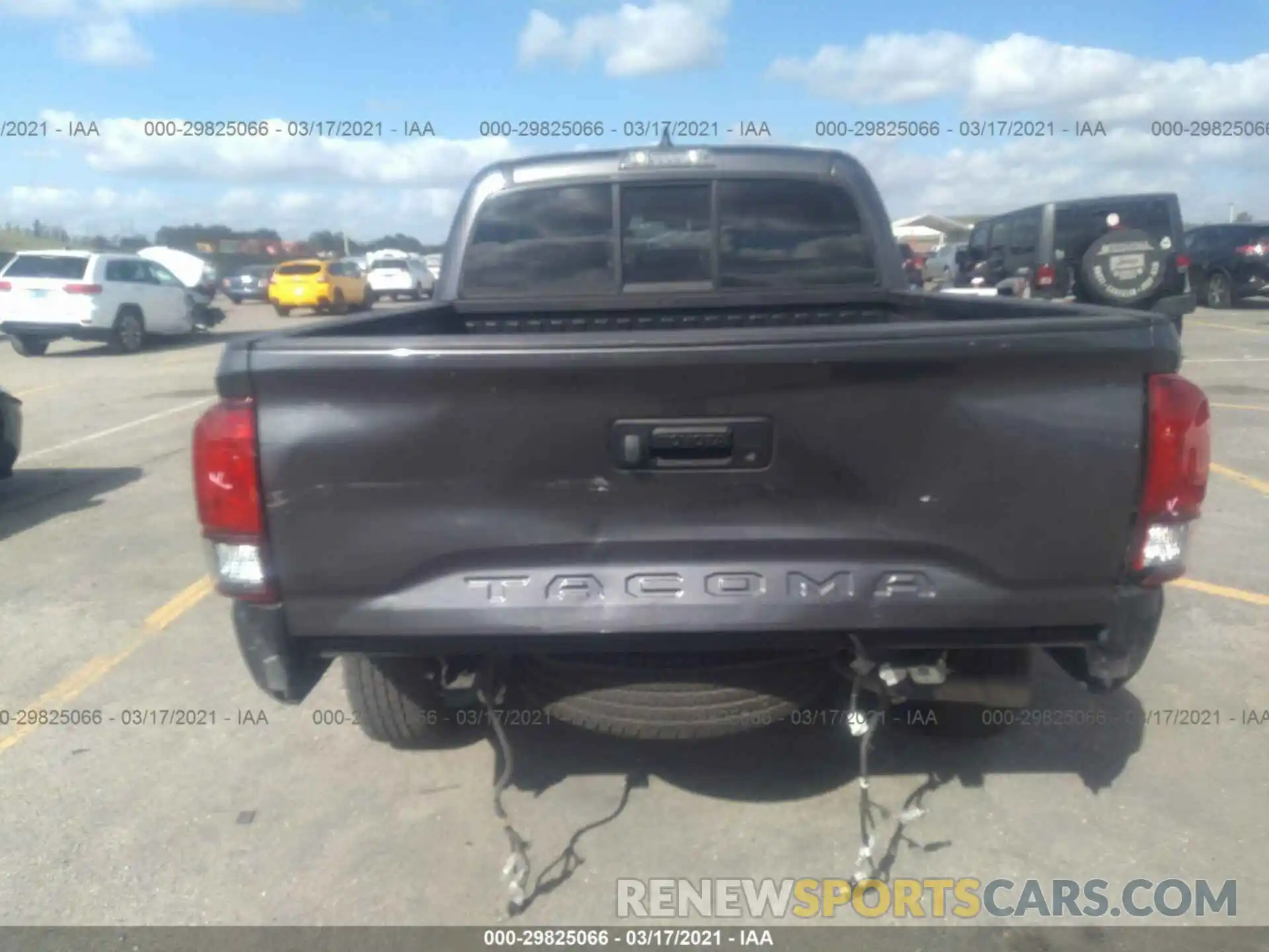 6 Photograph of a damaged car 5TFAX5GN2KX160339 TOYOTA TACOMA 2WD 2019